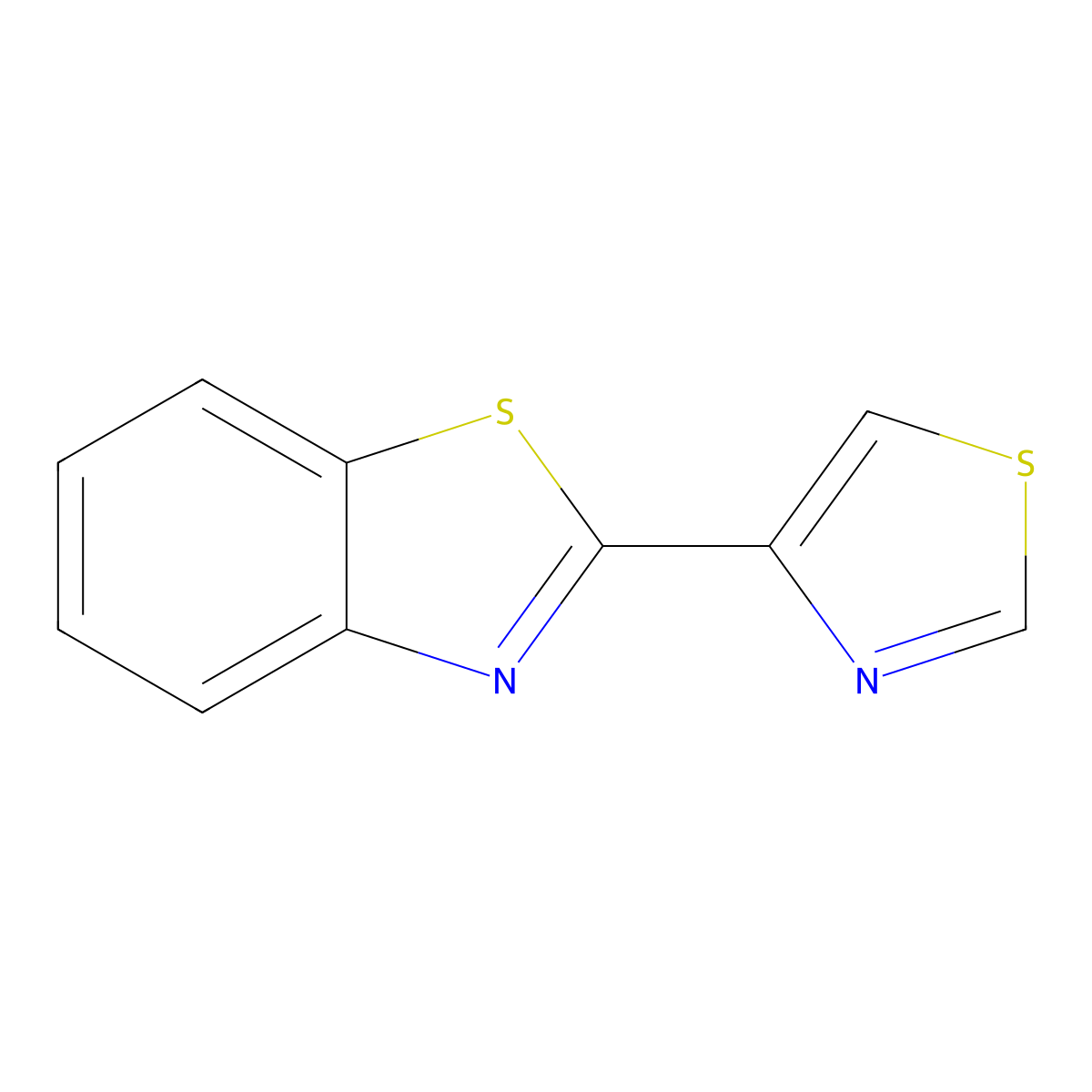 2-(1,3-Thiazol-4-yl)-1,3-benzothiazole molecular structure, CAS 29947-31-7