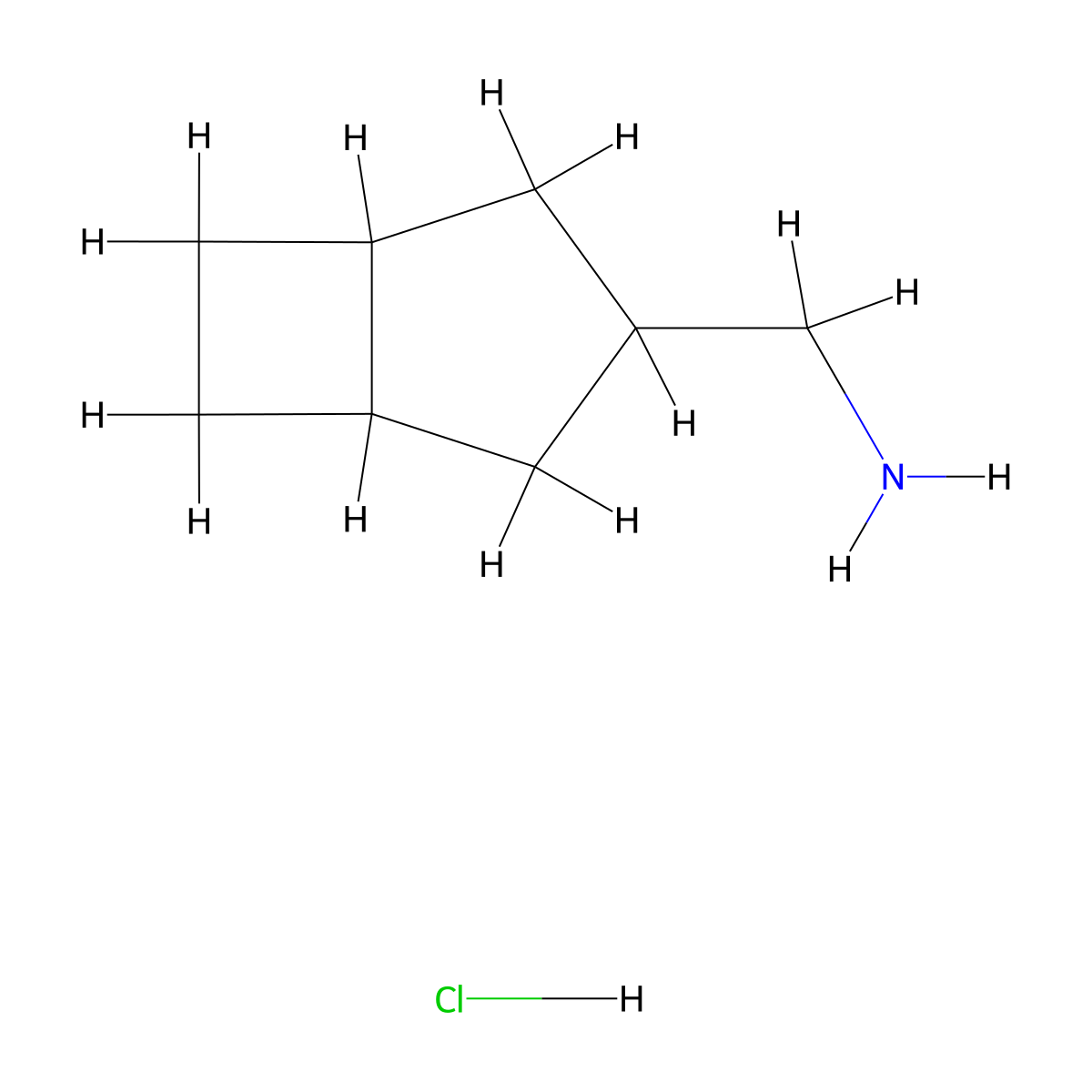 Bicyclo[3.2.0]heptan-3-ylmethanamine Hydrochloride molecular structure, CAS 2994954-94-6