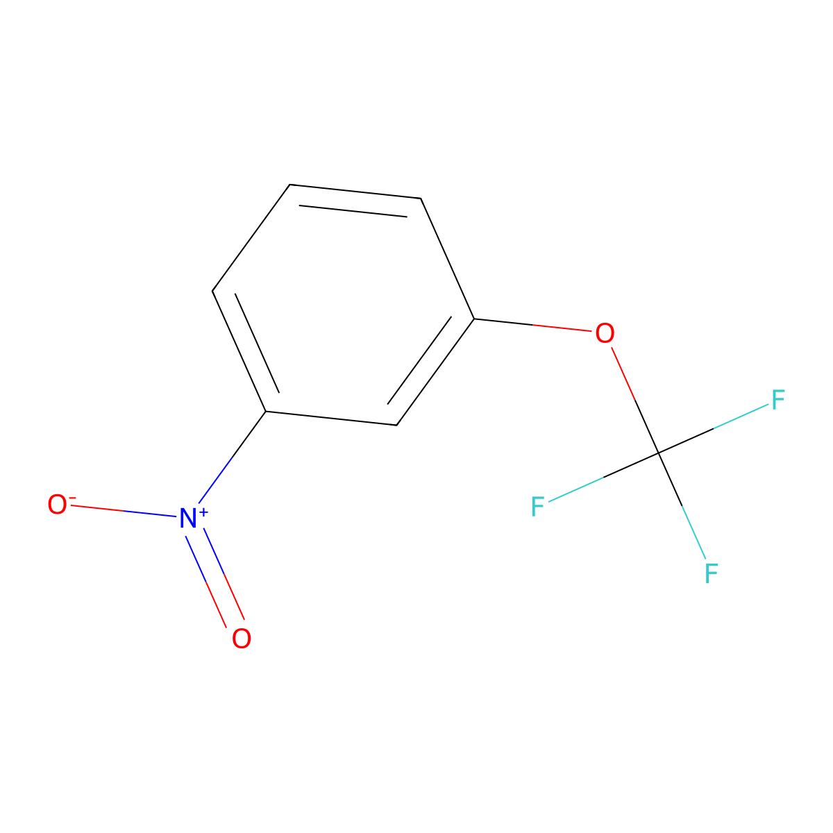 1-Nitro-3-(trifluoromethoxy)benzene molecular structure, CAS 2995-45-1