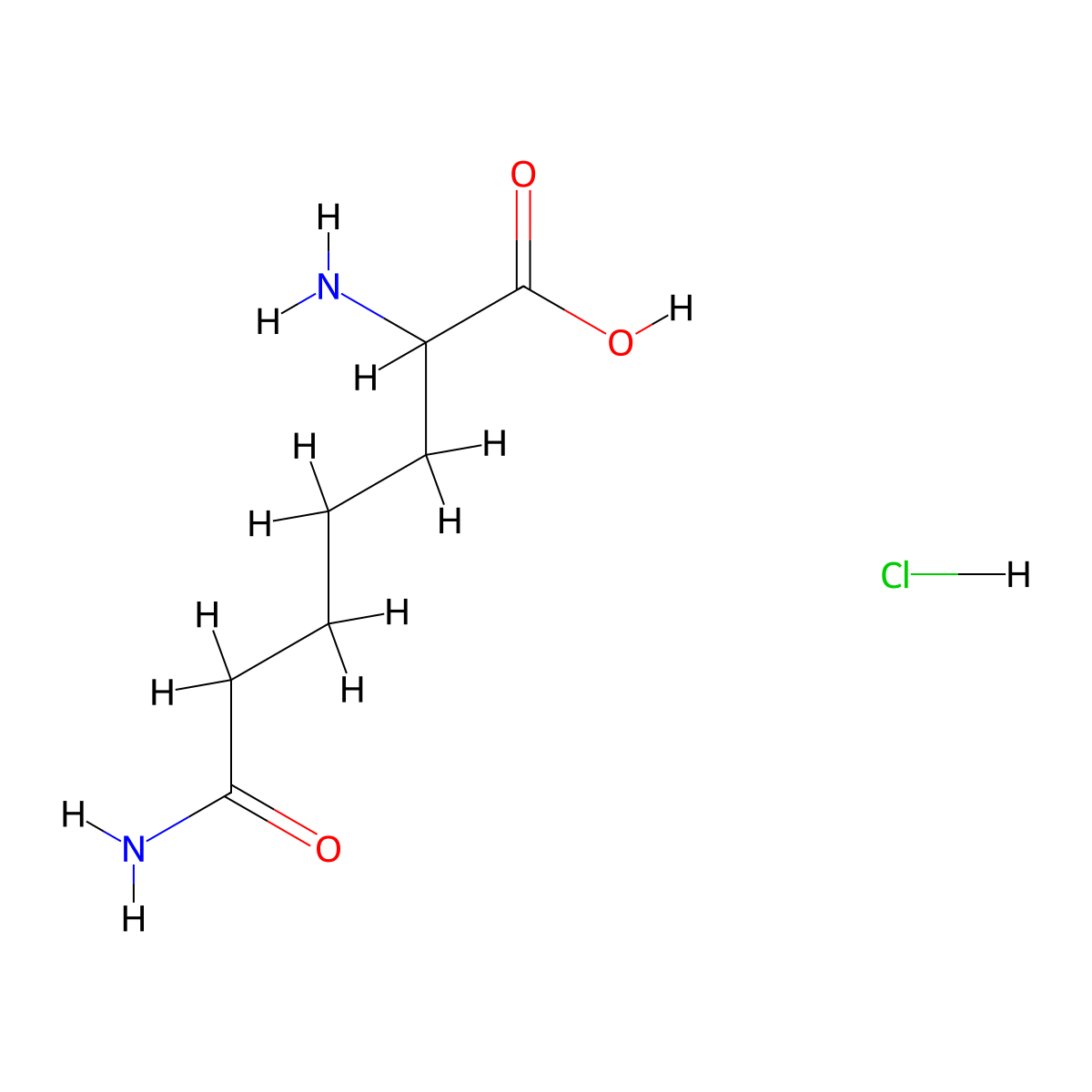 2,7-Diamino-7-oxoheptanoic acid;hydrochloride molecular structure, CAS 2995272-92-7