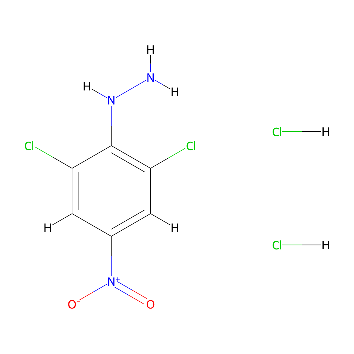 (2,6-Dichloro-4-nitrophenyl)hydrazine;dihydrochloride molecular structure, CAS 2995274-19-4