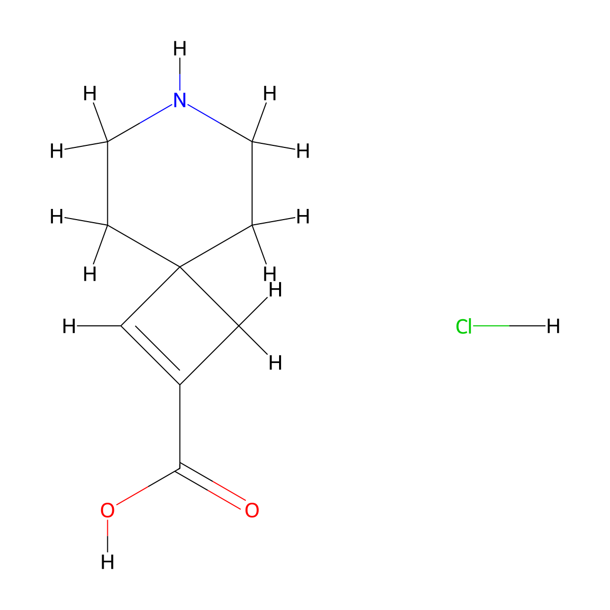 7-Azaspiro[3.5]non-1-ene-2-carboxylic acid hydrochloride molecular structure, CAS 2995274-28-5
