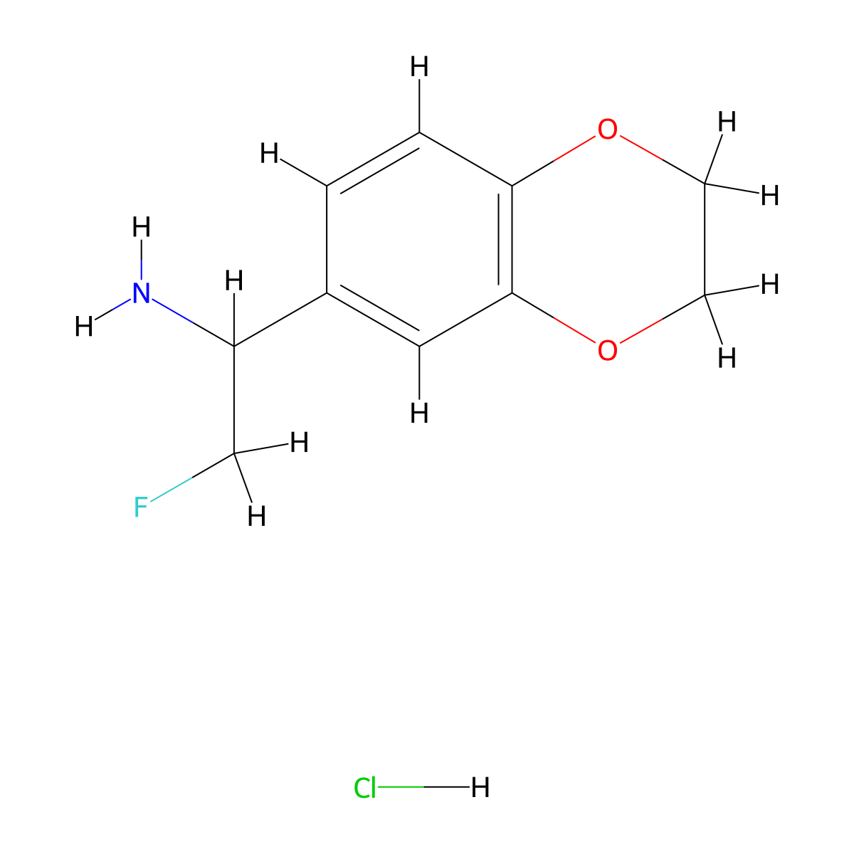 1-(2,3-Dihydro-1,4-benzodioxin-6-yl)-2-fluoroethan-1-amine hydrochloride molecular structure, CAS 2995274-64-9