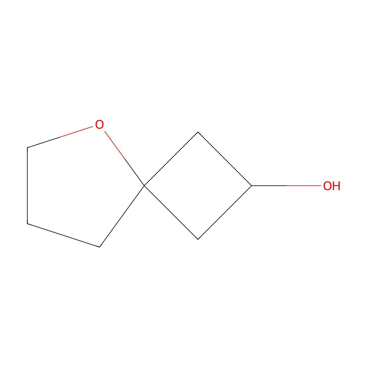 5-Oxaspiro[3.4]octan-2-ol molecular structure, CAS 2995275-77-7