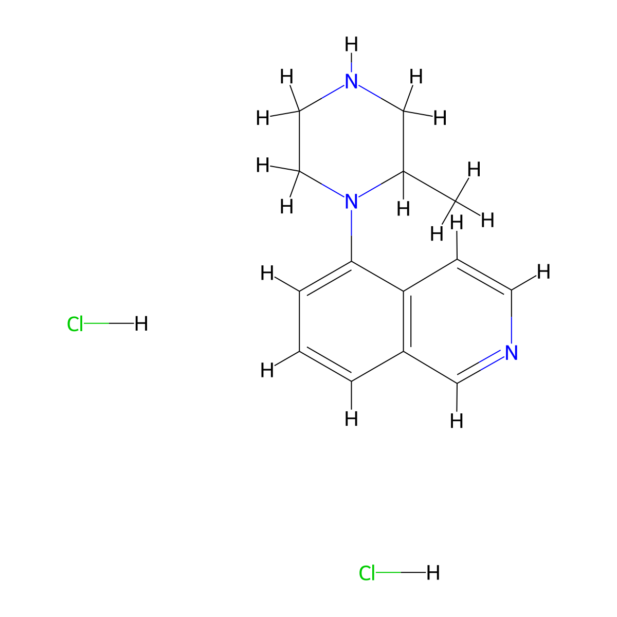 5-(2-Methylpiperazin-1-yl)isoquinoline dihydrochloride molecular structure, CAS 2995275-98-2