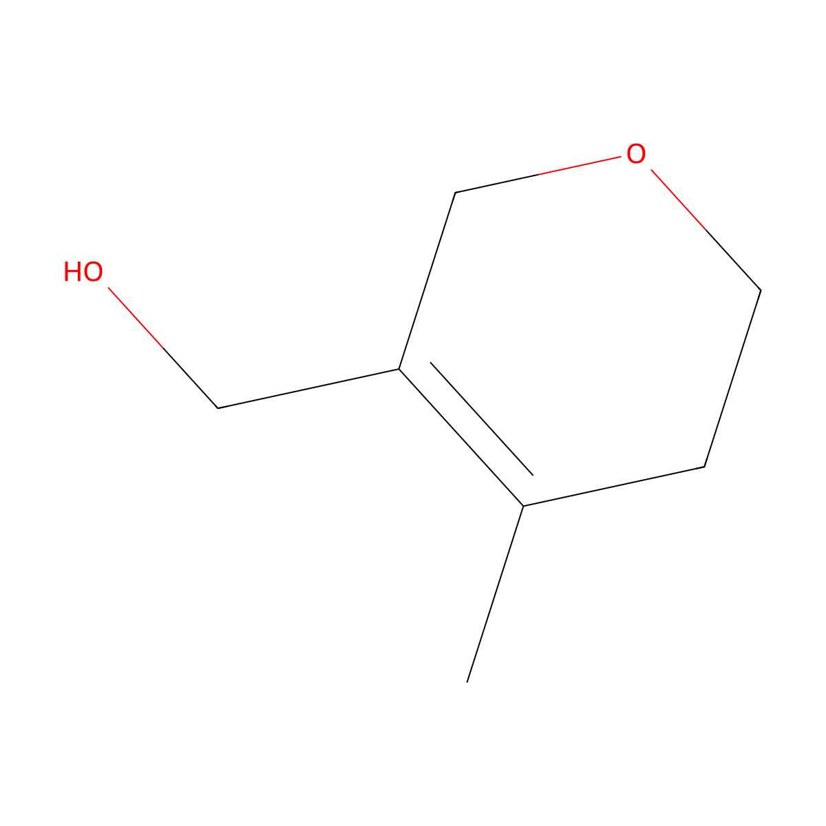 (4-methyl-5,6-dihydro-2H-pyran-3-yl)methanol molecular structure, CAS 2995276-38-3