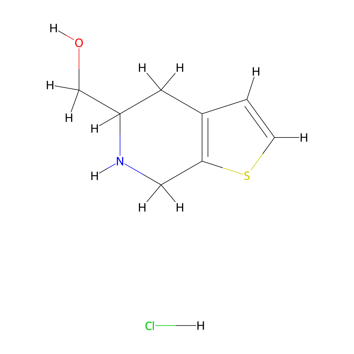 {4H,5H,6H,7H-thieno[2,3-c]pyridin-5-yl}methanol hydrochloride molecular structure, CAS 2995277-38-6