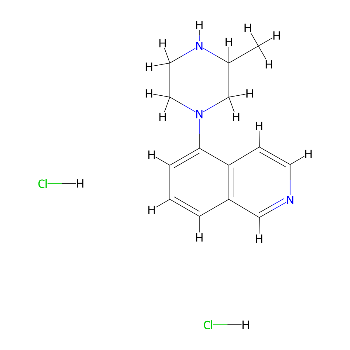 5-(3-Methylpiperazin-1-yl)isoquinoline dihydrochloride molecular structure, CAS 2995277-69-3