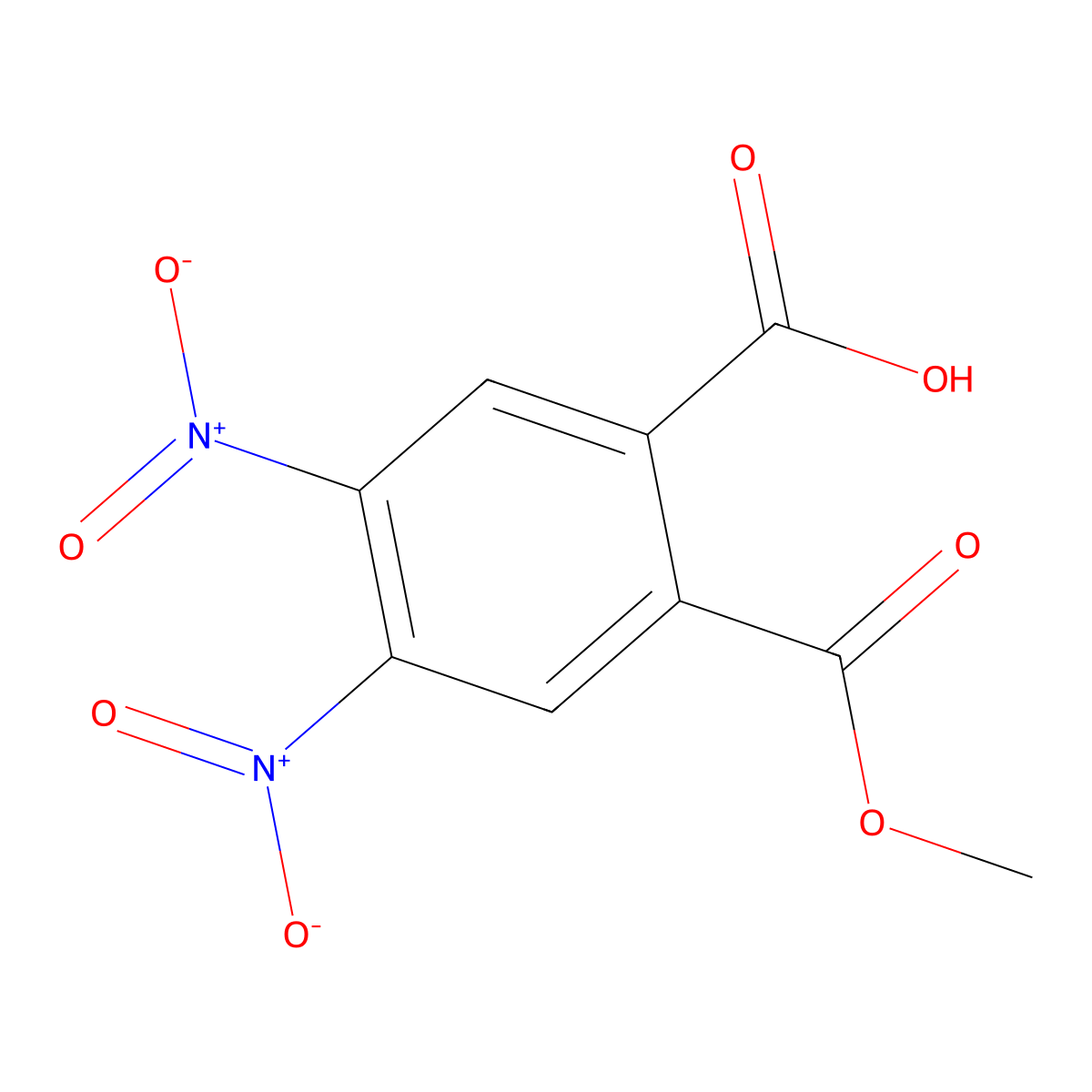 2-(Methoxycarbonyl)-4,5-dinitrobenzoic Acid molecular structure, CAS 2995285-51-1