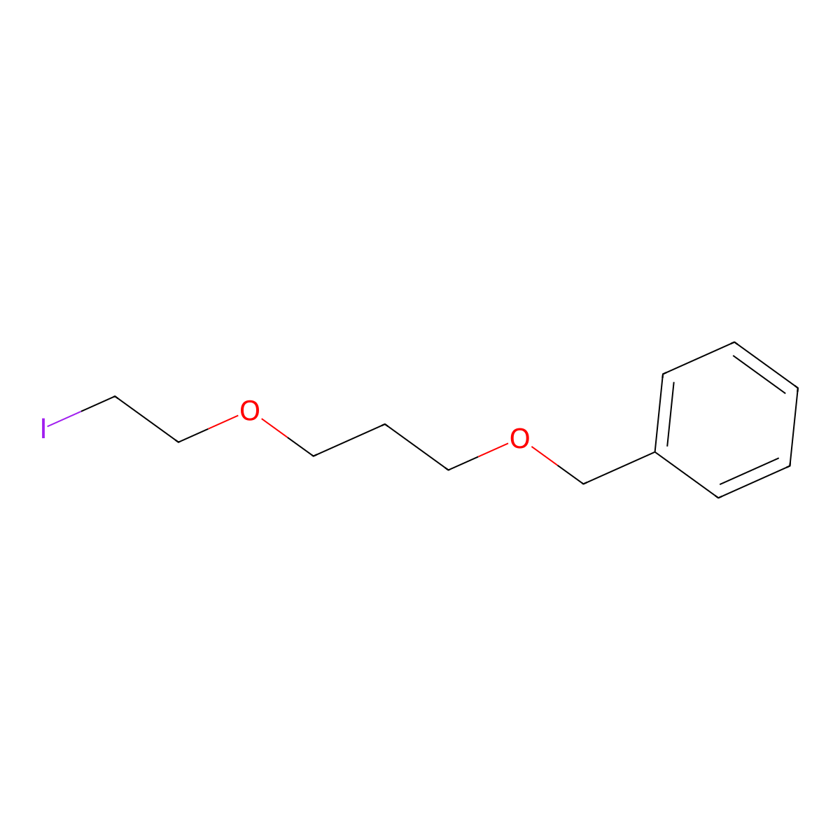 3-(2-Iodoethoxy)propoxymethylbenzene molecular structure, CAS 2995288-01-0