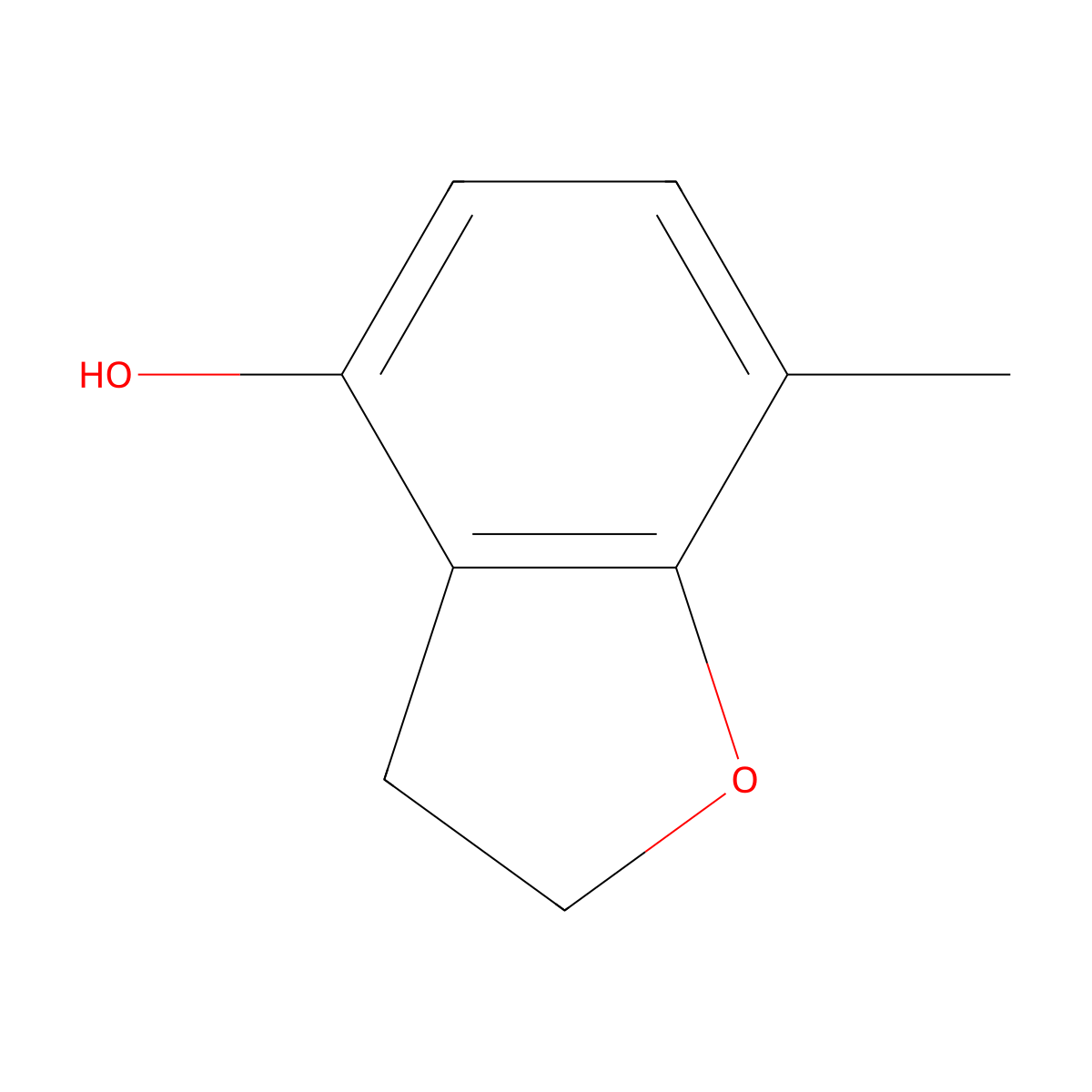 7-Methyl-2,3-dihydro-1-benzofuran-4-ol molecular structure, CAS 2995288-15-6