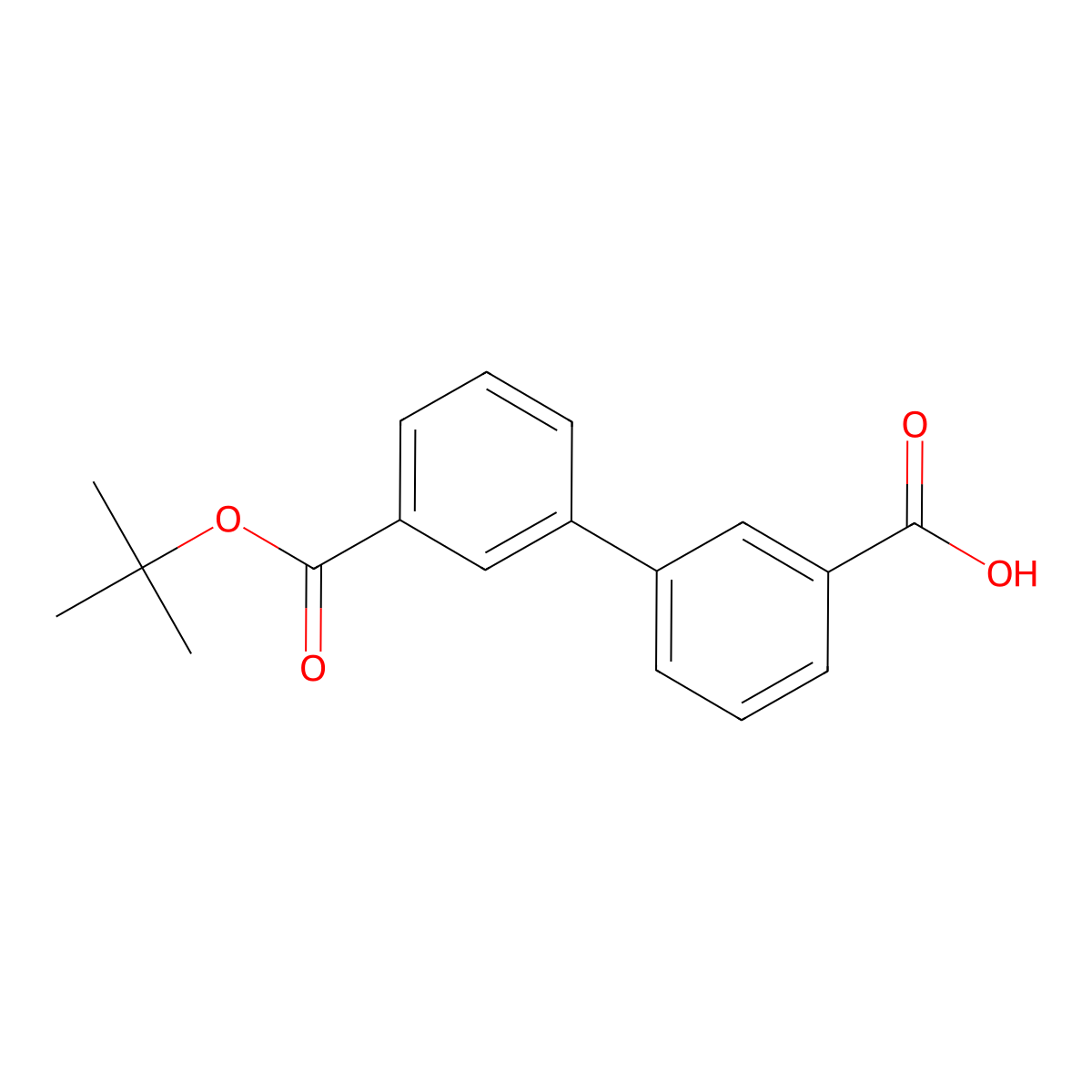 3-[3-[(2-Methylpropan-2-yl)oxycarbonyl]phenyl]benzoicacid molecular structure, CAS 2995288-37-2