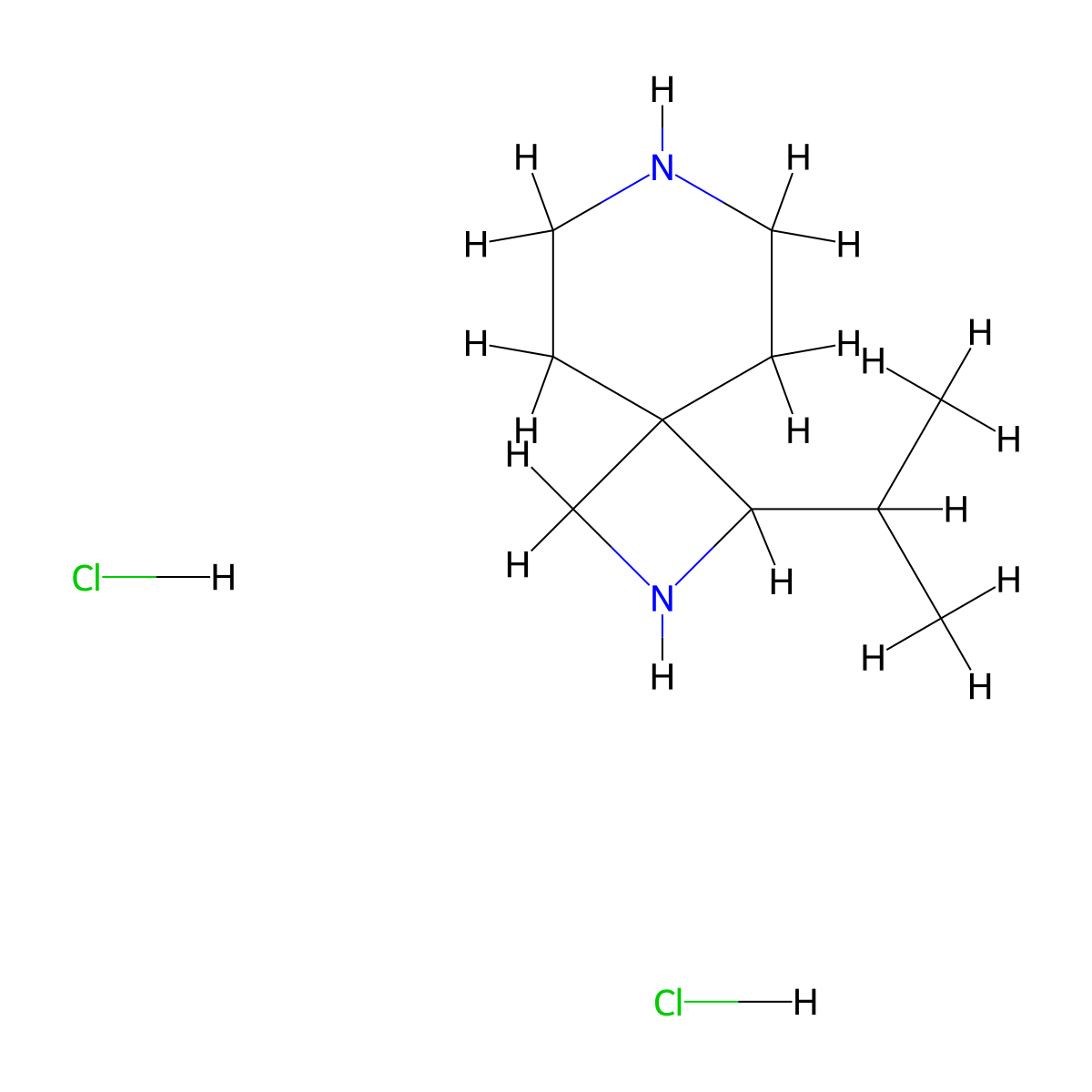 1-(Propan-2-yl)-2,7-diazaspiro[3.5]nonane dihydrochloride molecular structure, CAS 2995289-87-5