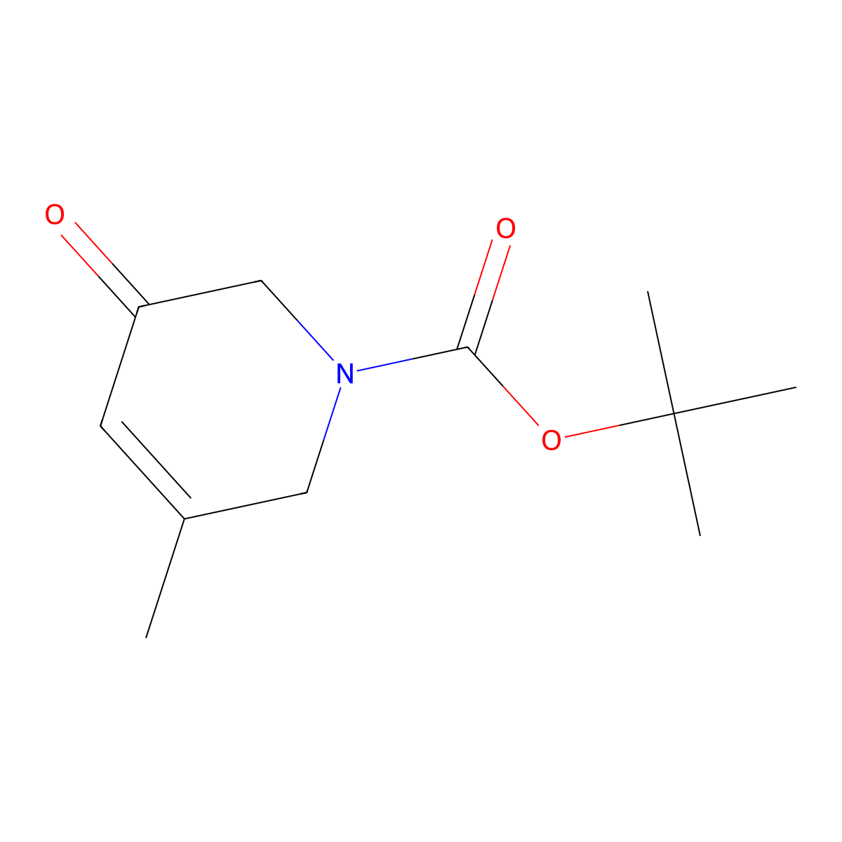 Tert-butyl 3-methyl-5-oxo-2,6-dihydropyridine-1-carboxylate molecular structure, CAS 2995290-28-1