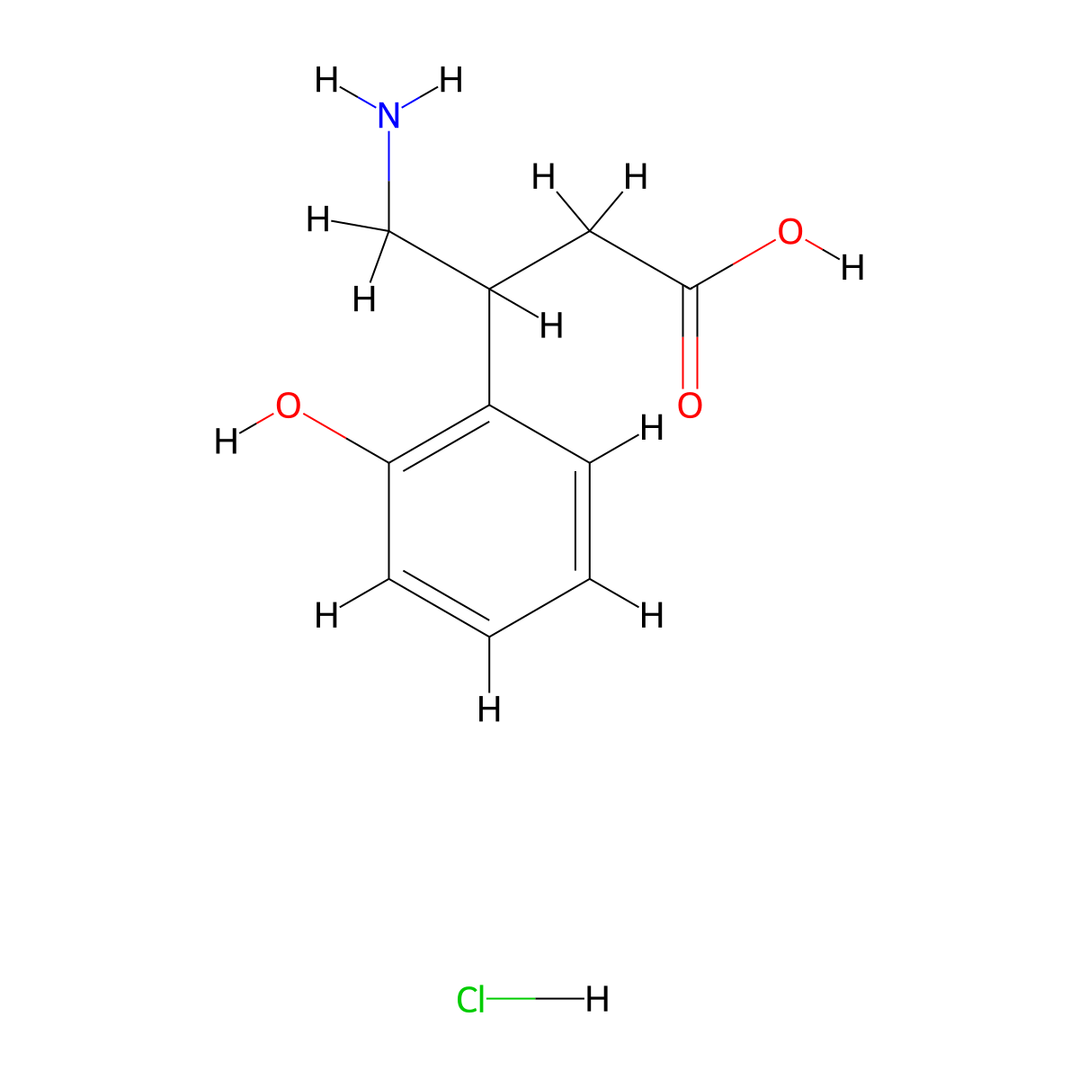4-Amino-3-(2-hydroxyphenyl)butanoic acid;hydrochloride molecular structure, CAS 2995291-50-2