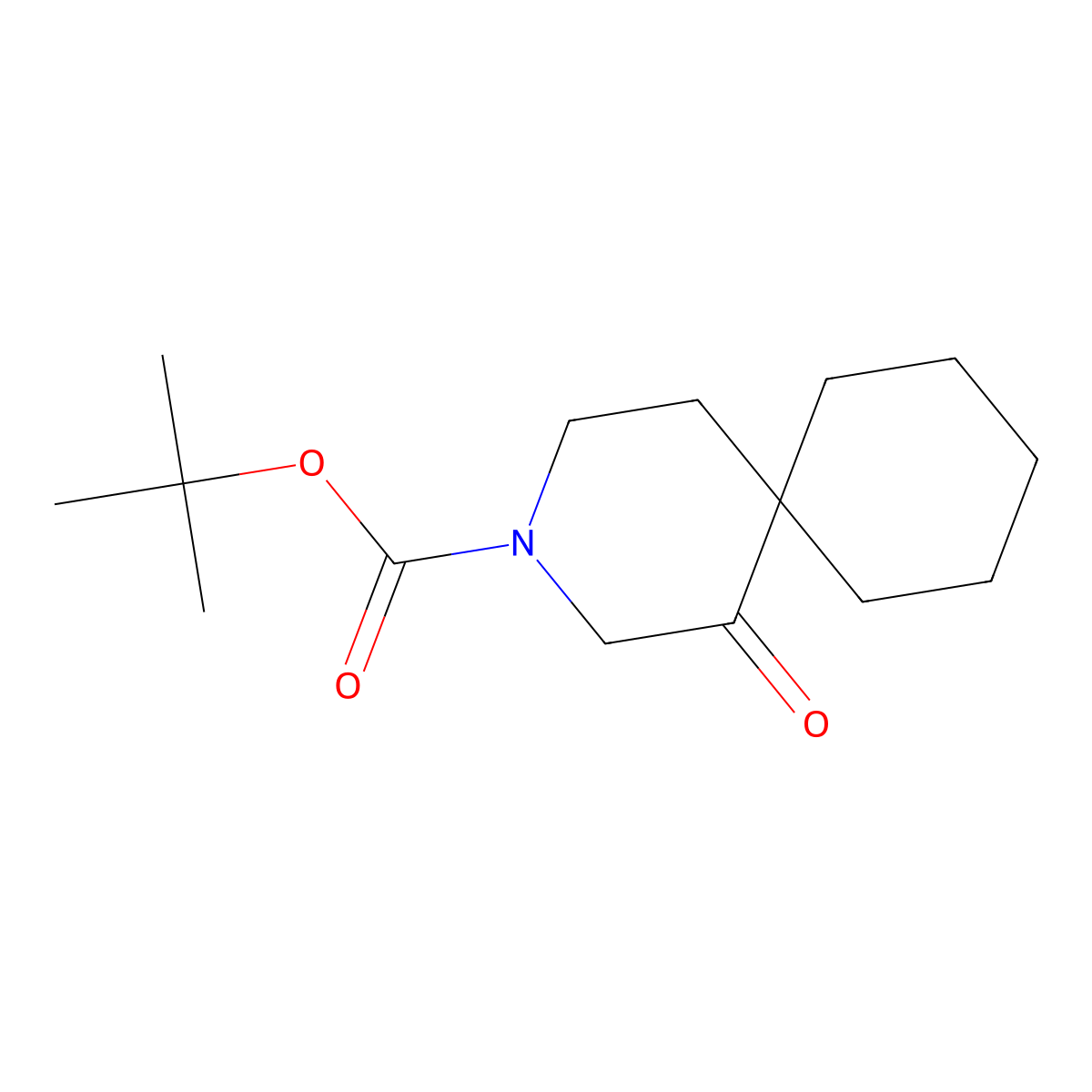 Tert-butyl 1-oxo-3-azaspiro[5.5]undecane-3-carboxylate molecular structure, CAS 2995292-91-4