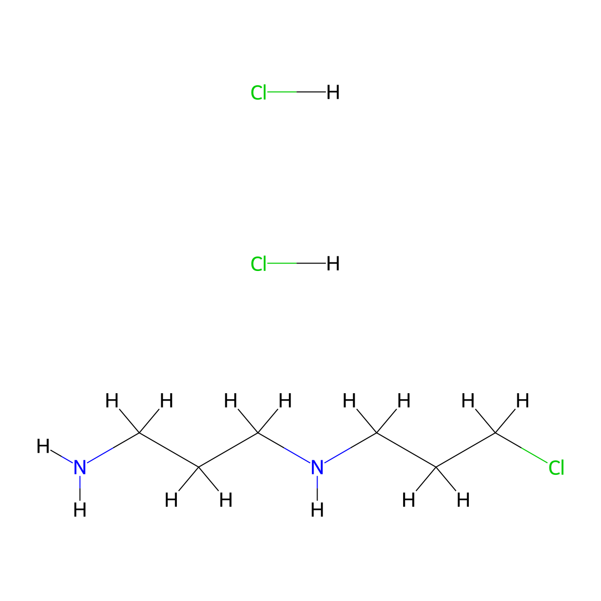 N1-(3-Chloropropyl)propane-1,3-diamine dihydrochloride molecular structure, CAS 2995293-08-6