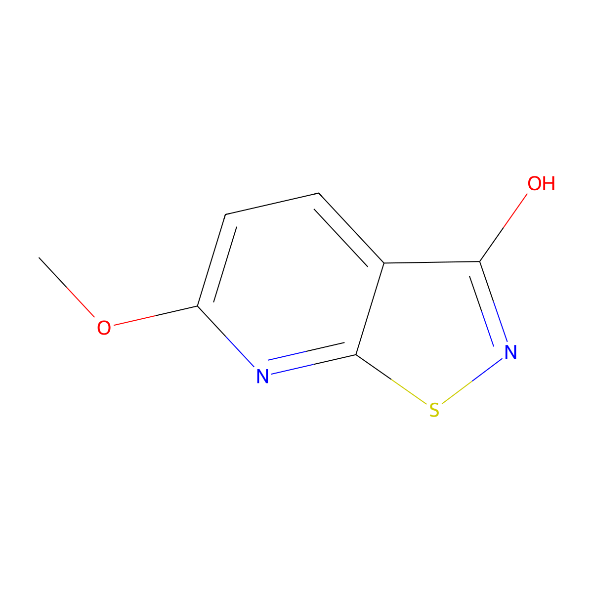 6-Methoxyisothiazolo[5,4-b]pyridin-3-ol molecular structure, CAS 2995297-80-6