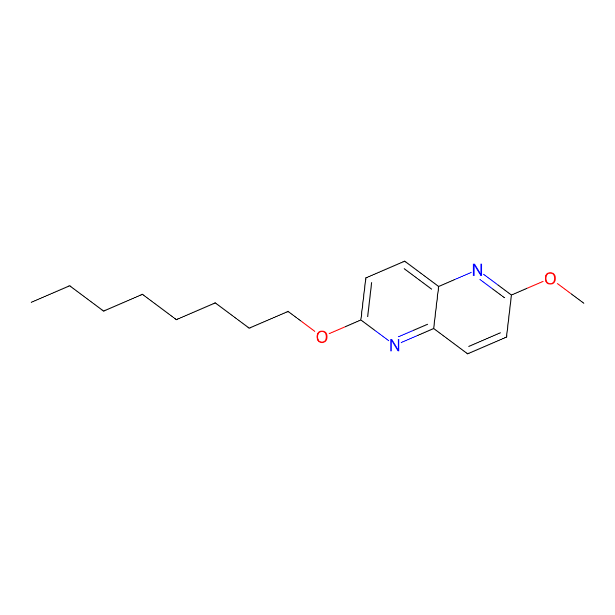 2-Methoxy-6-(octyloxy)-1,5-naphthyridine molecular structure, CAS 2995298-46-7