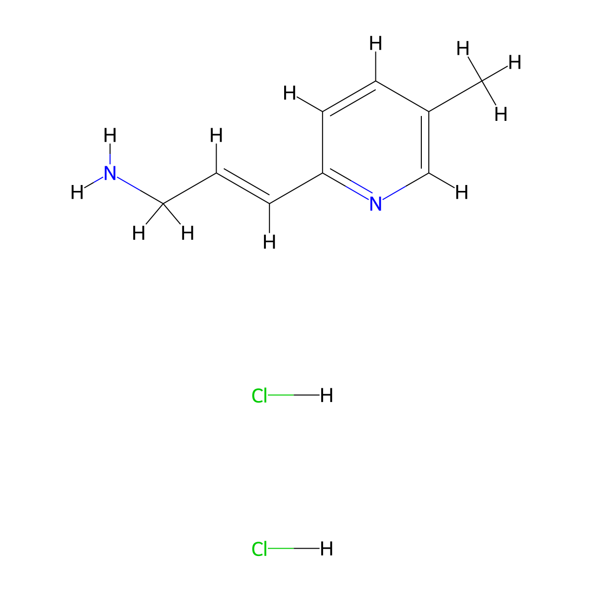 3-(5-Methylpyridin-2-yl)prop-2-en-1-amine dihydrochloride molecular structure, CAS 2995315-63-2