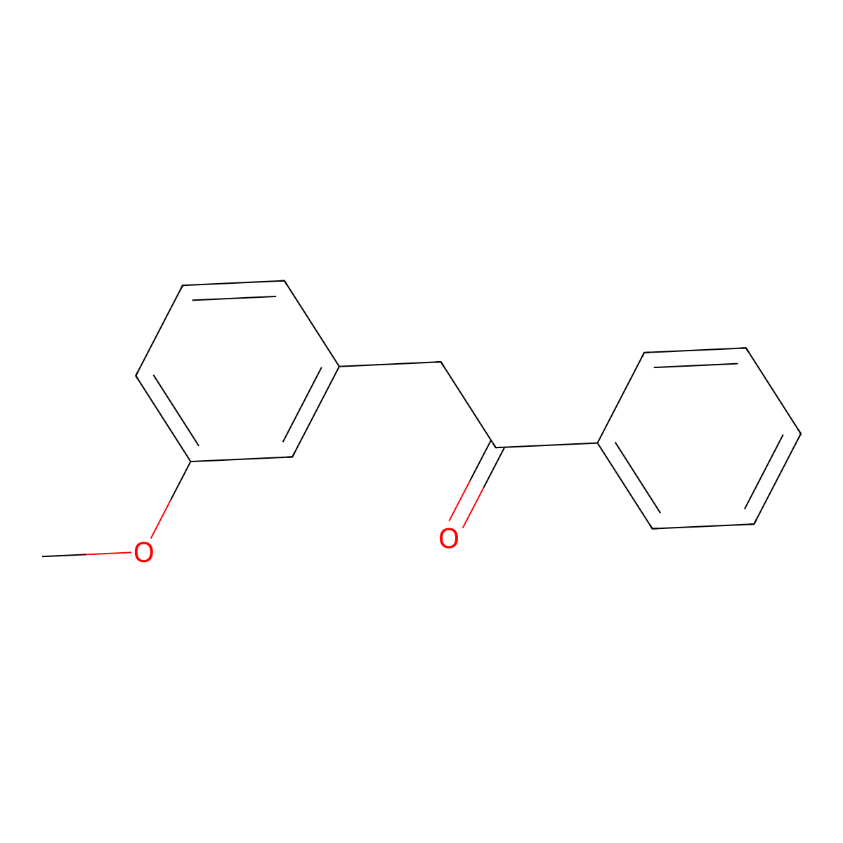 2-(3-Methoxyphenyl)-1-phenylethan-1-one molecular structure, CAS 29955-26-8