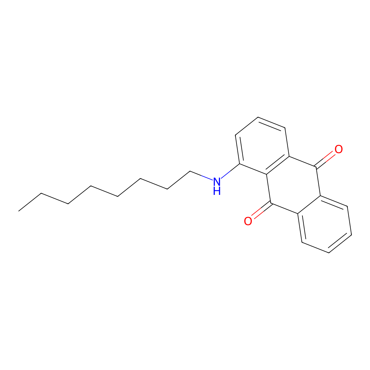 1-(Octylamino)anthracene-9,10-dione molecular structure, CAS 29957-04-8