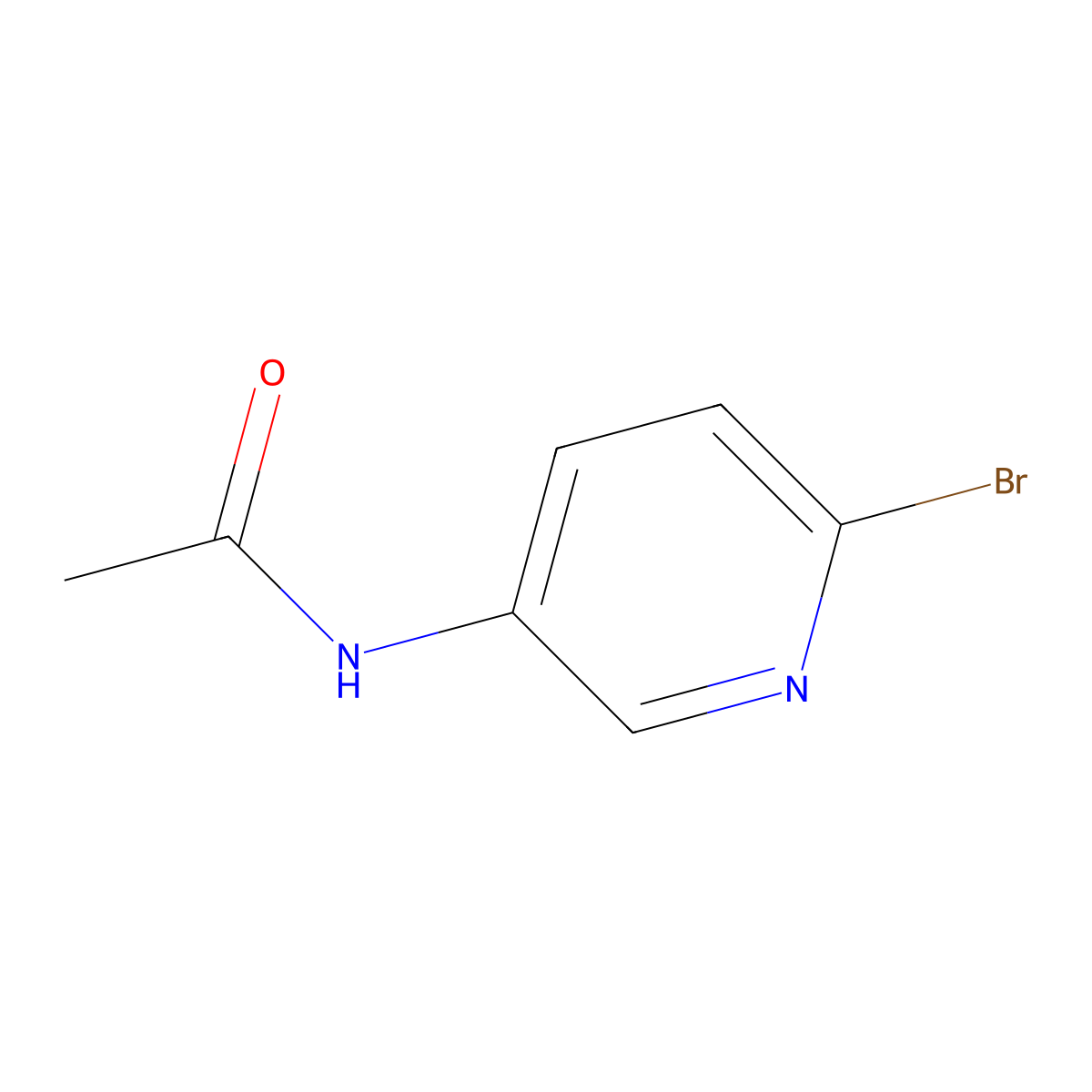 5-Acetamido-2-bromopyridine molecular structure, CAS 29958-19-8