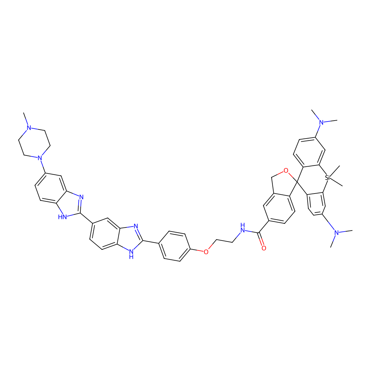 5-HMSiR-Hochest molecular structure, CAS 2996108-30-4