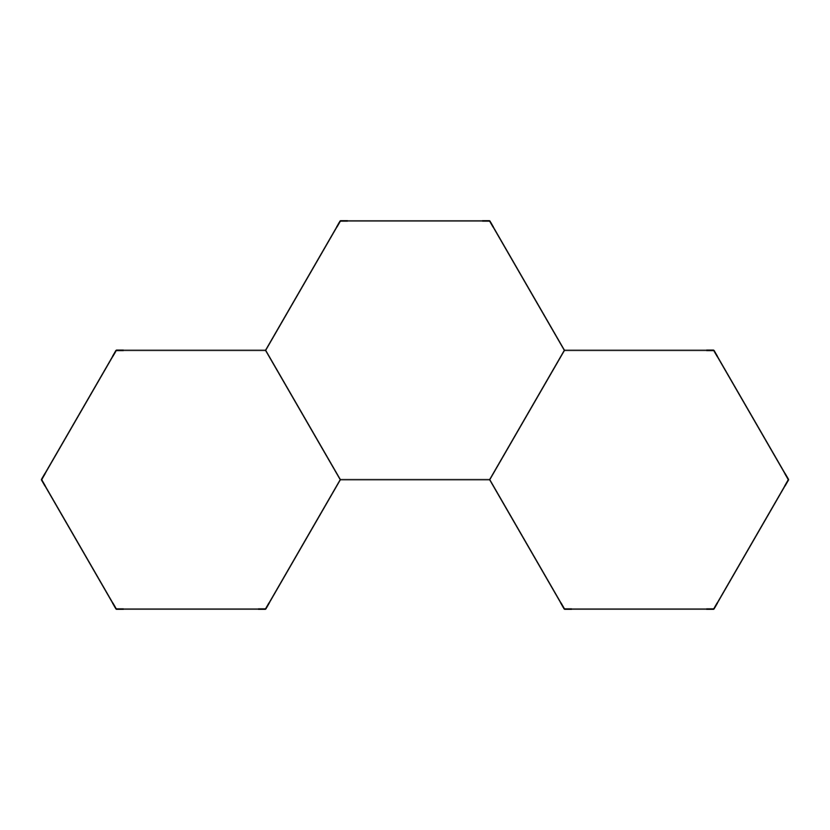 Phenanthrene, tetradecahydro- molecular structure, CAS 29966-04-9