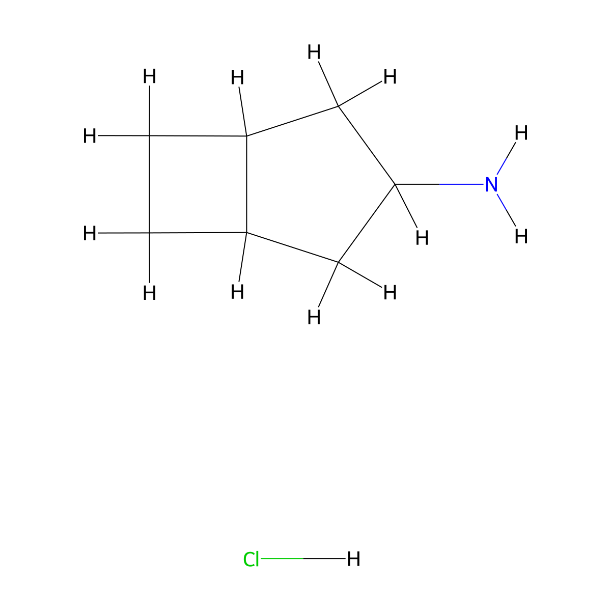 Bicyclo[3.2.0]heptan-3-amine Hydrochloride molecular structure, CAS 2997361-52-9