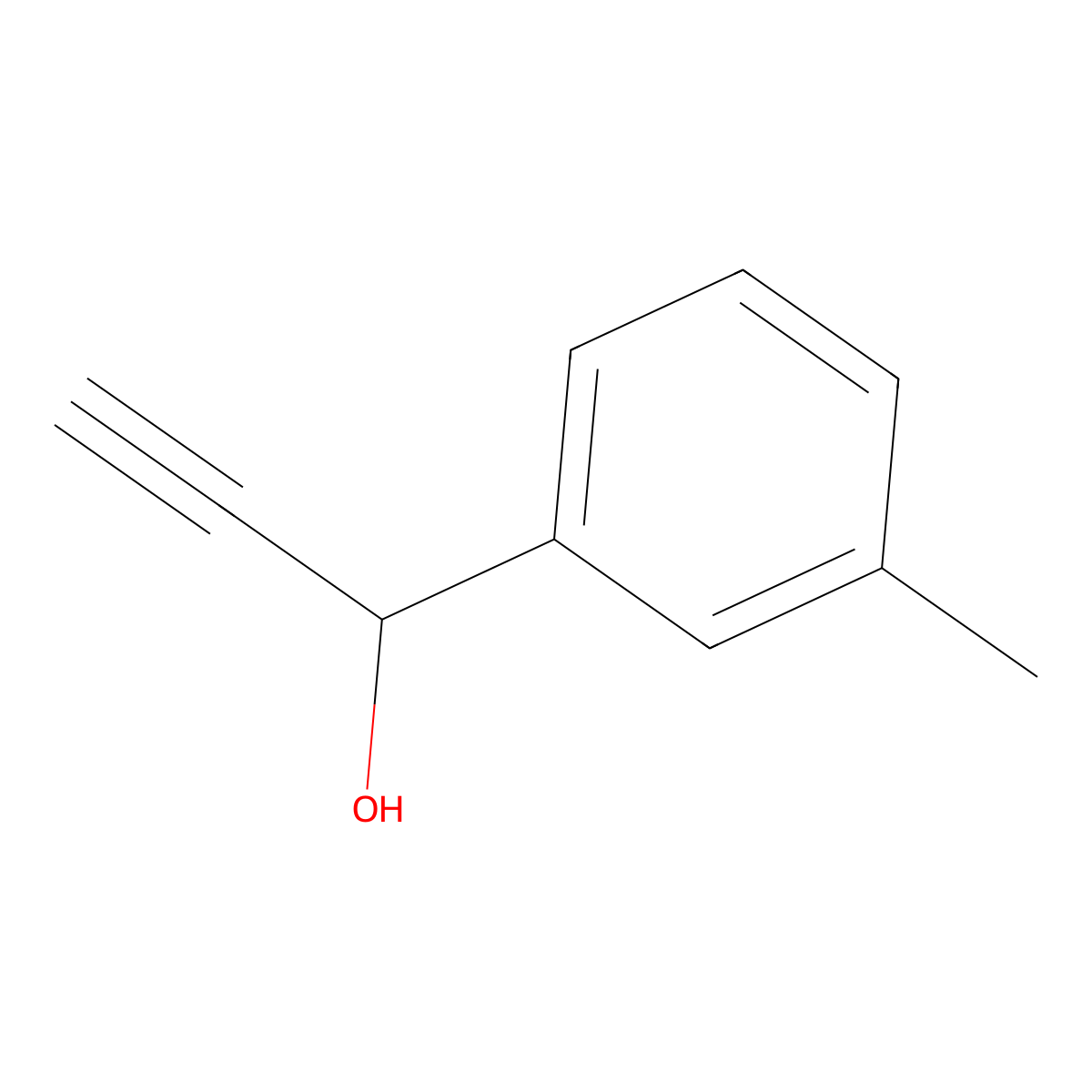 1-(3-Methylphenyl)-2-propyn-1-ol molecular structure, CAS 29978-38-9