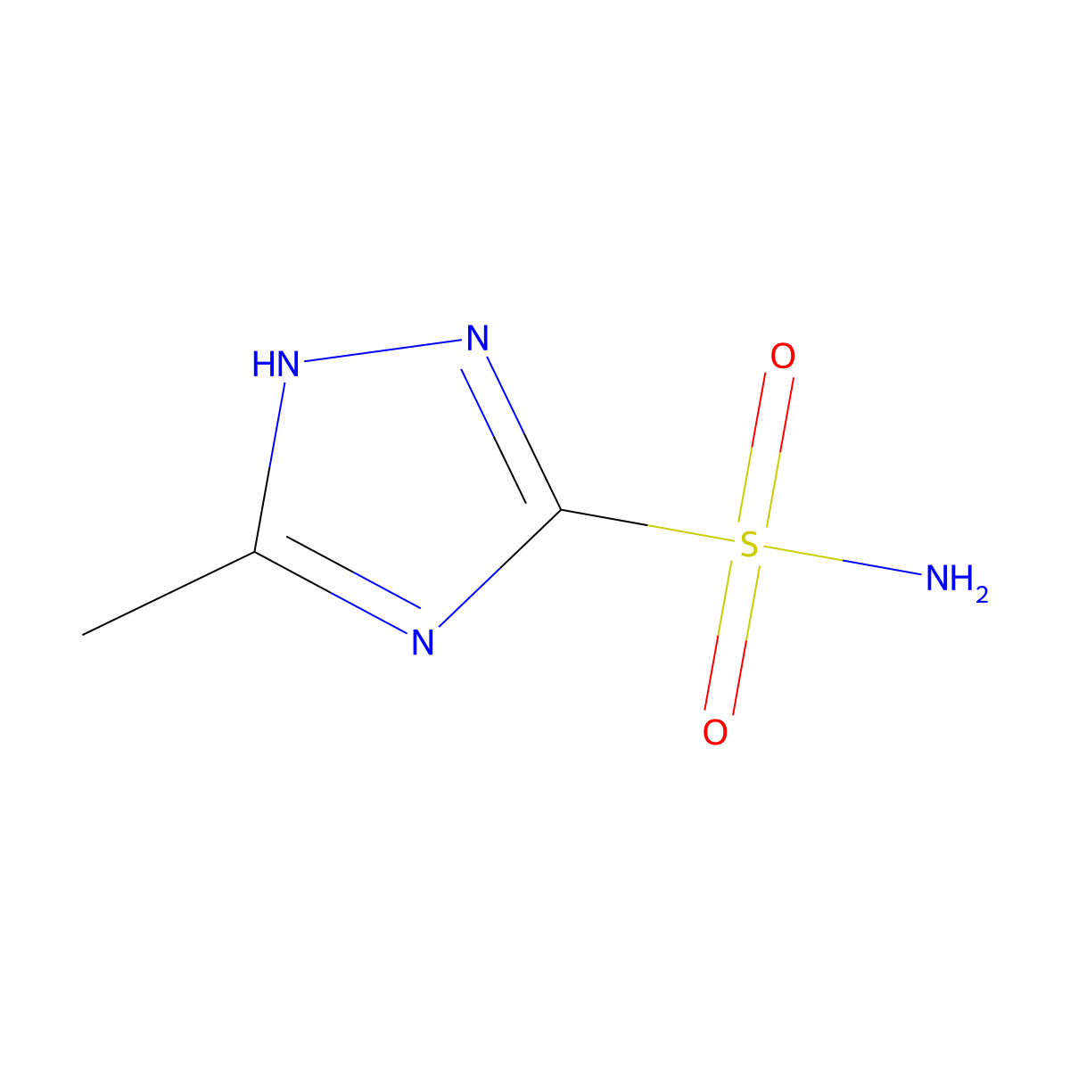 5-methyl-1H-1,2,4-triazole-3-sulfonamide molecular structure, CAS 29982-54-5