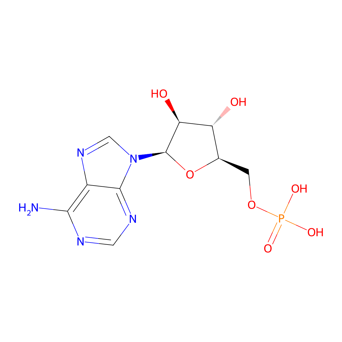 ara-AMP molecular structure, CAS 29984-33-6
