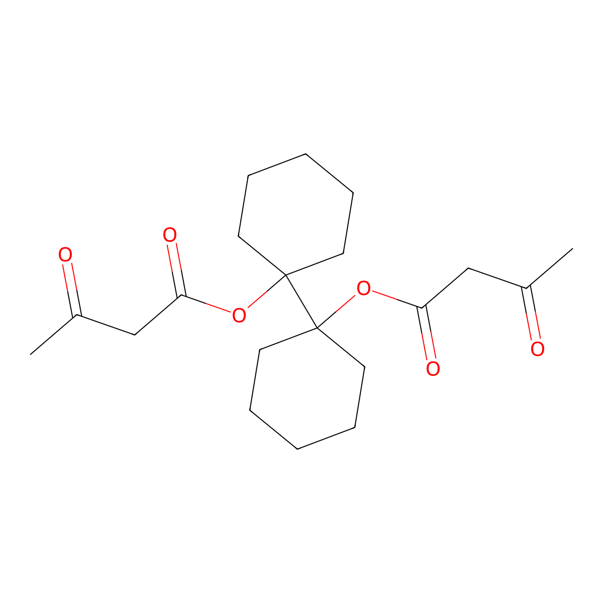 [1-[1-(3-Oxobutanoyloxy)cyclohexyl]cyclohexyl] 3-oxobutanoate molecular structure, CAS 299934-31-9