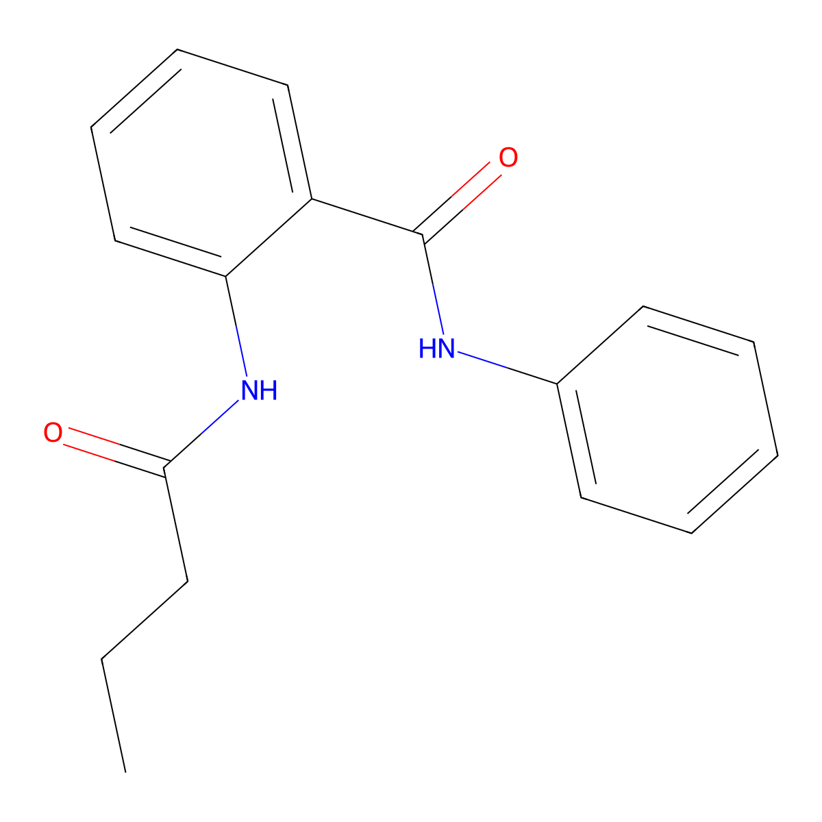 2-(butanoylamino)-N-phenylbenzamide molecular structure, CAS 30006-31-6