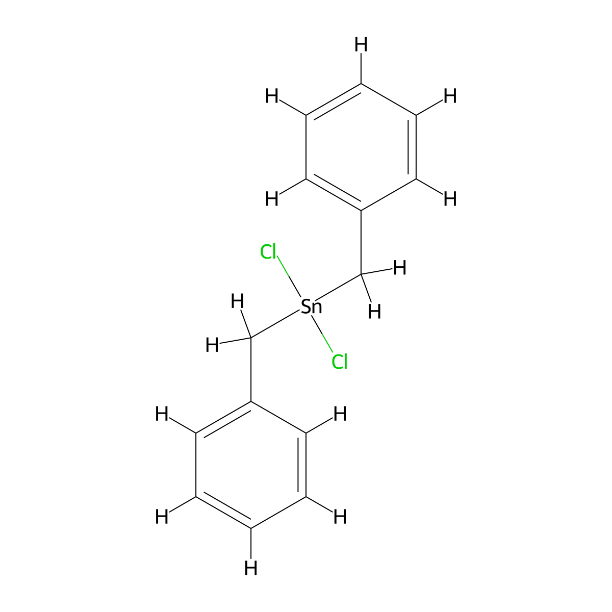 Dibenzyltin dichloride molecular structure, CAS 3002-01-5