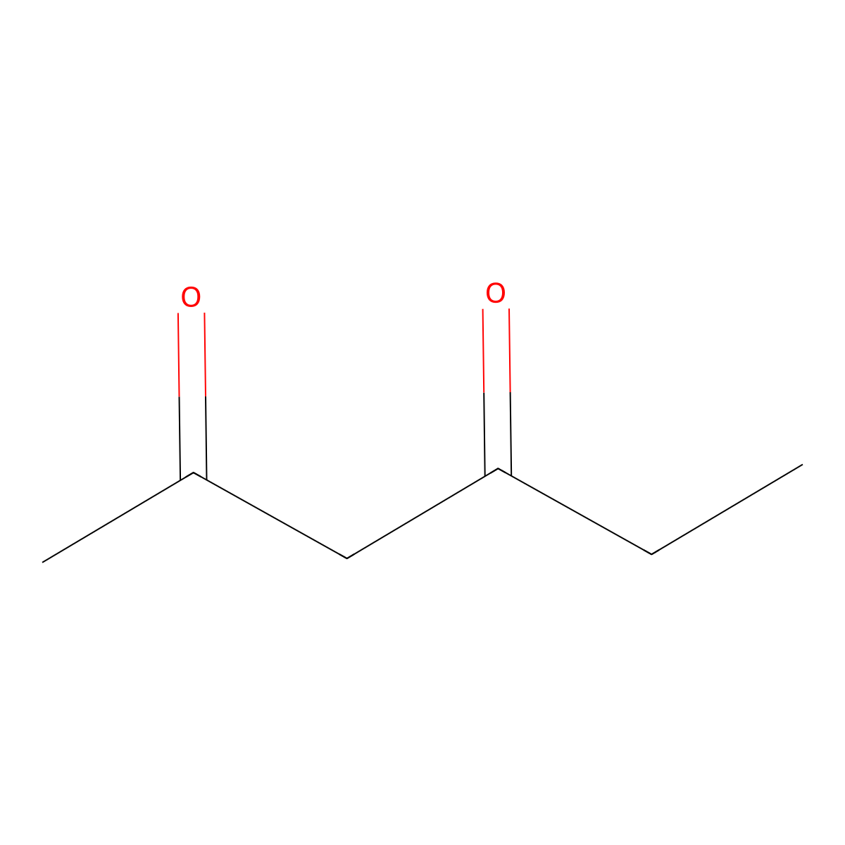 2,4-Hexanedione molecular structure, CAS 3002-24-2