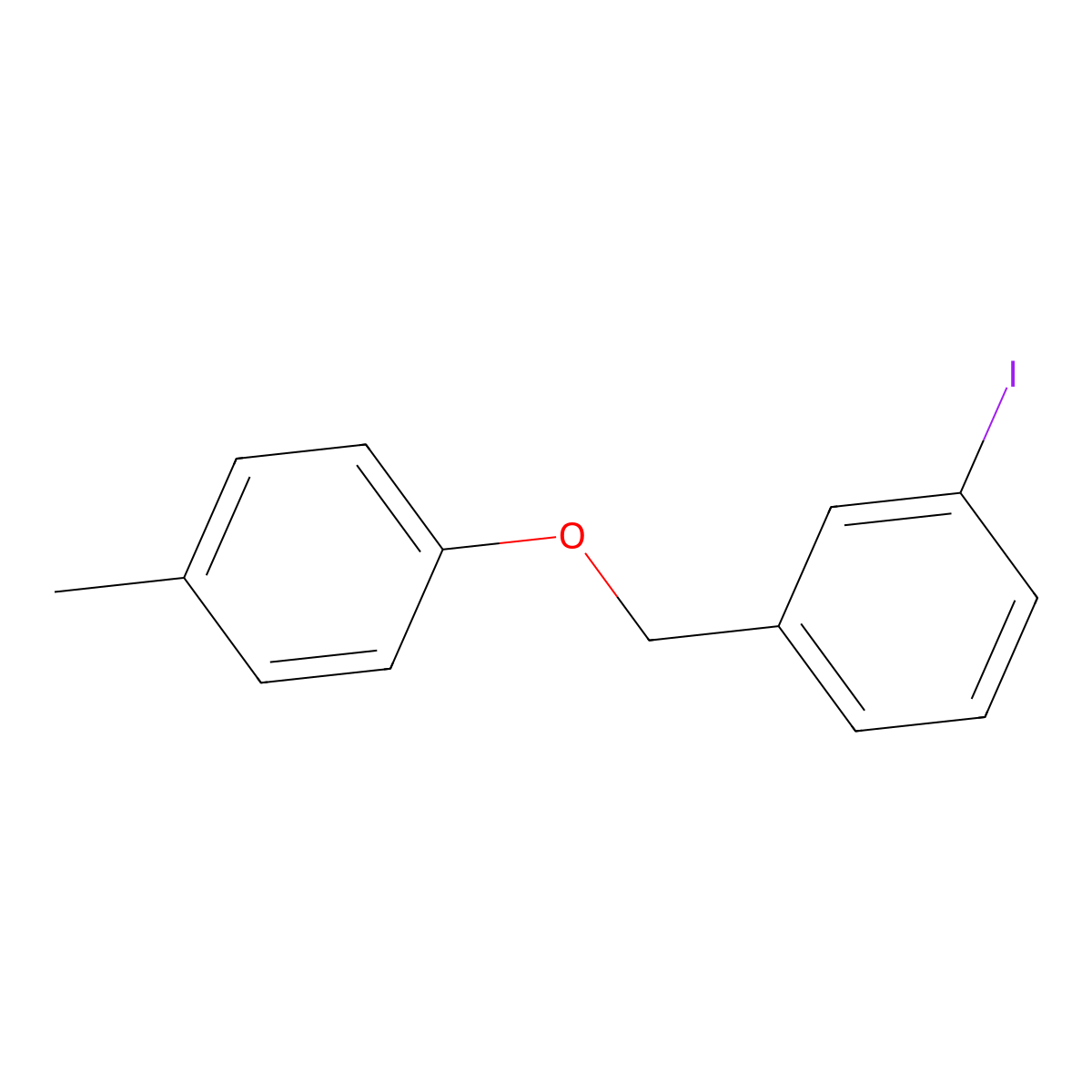 1-Iodo-3-((p-tolyloxy)methyl)benzene molecular structure, CAS 3002423-97-1
