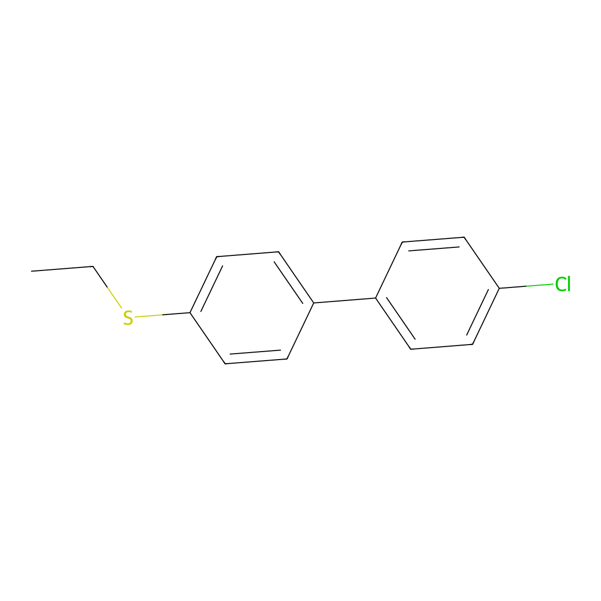 (4'-Chloro-[1,1'-biphenyl]-4-yl)(ethyl)sulfane molecular structure, CAS 3002425-70-6