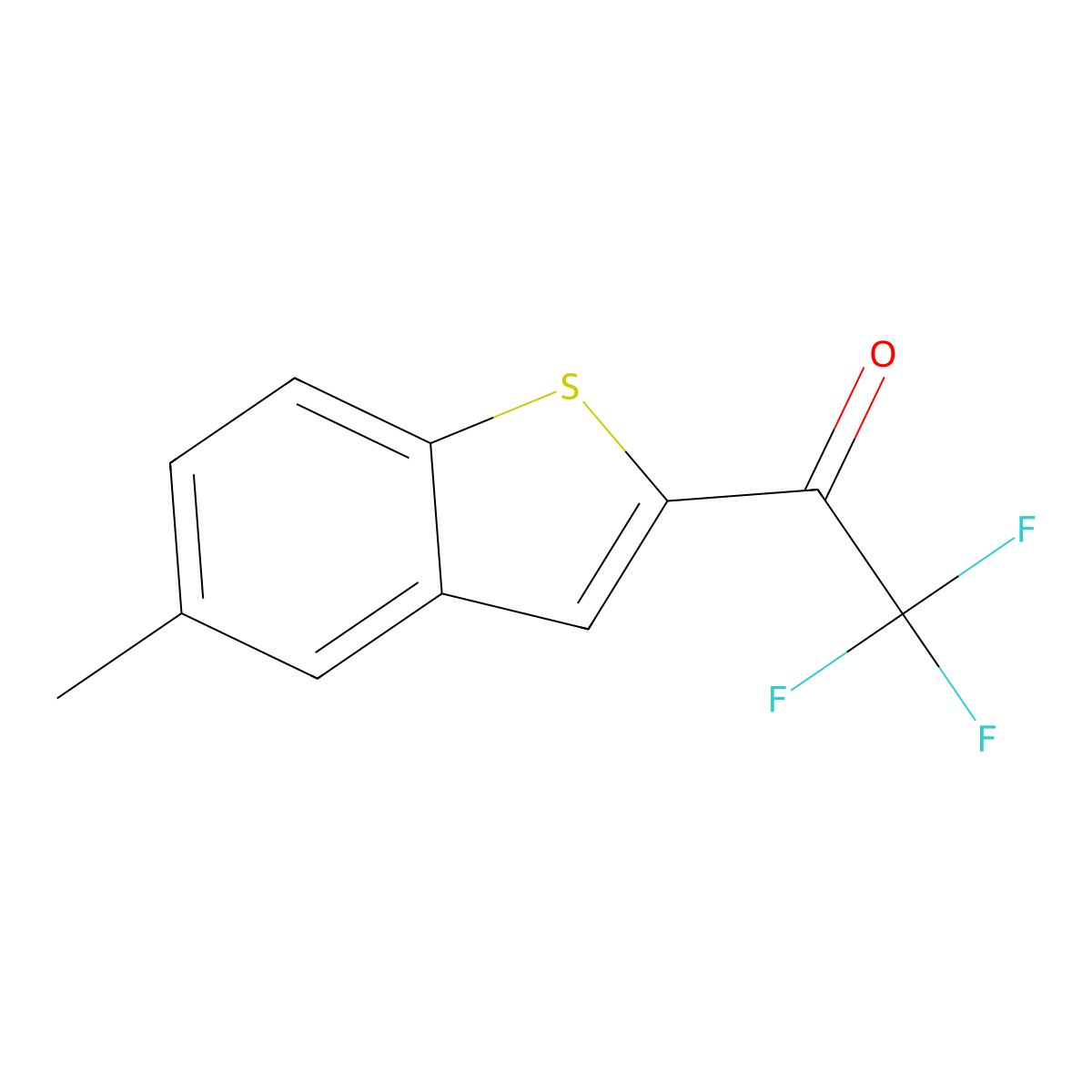 2,2,2-Trifluoro-1-(5-methylbenZo[b]thiophen-2-yl)ethanone molecular structure, CAS 3002426-04-9