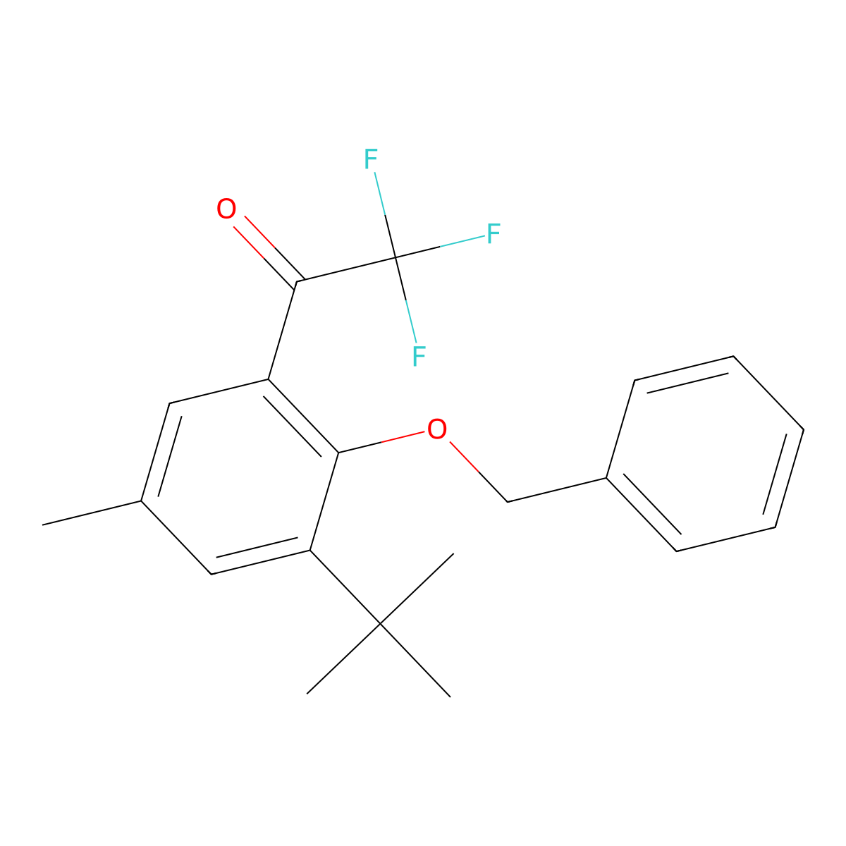 1-(2-(Benzyloxy)-3-(tert-butyl)-5-methylphenyl)-2,2,2-trifluoroethanone molecular structure, CAS 3002429-48-0