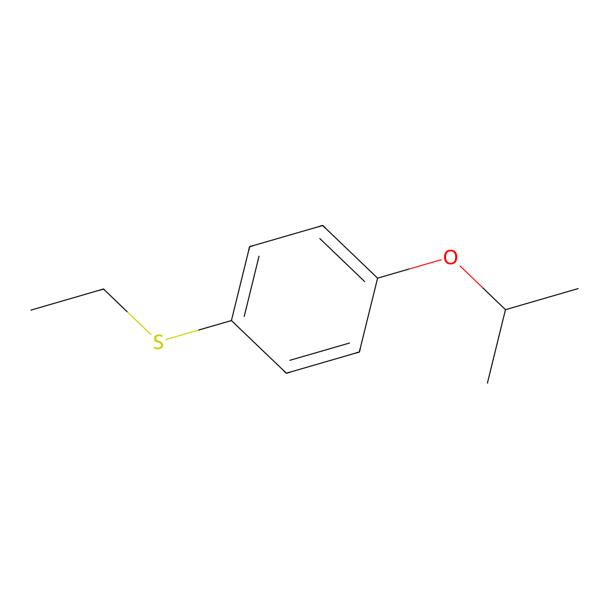 Ethyl(4-isopropoxyphenyl)sulfane molecular structure, CAS 3002430-57-8
