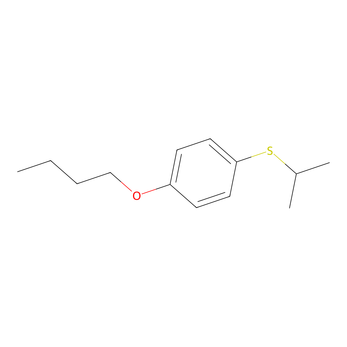 (4-Butoxyphenyl)(isopropyl)sulfane molecular structure, CAS 3002431-13-9