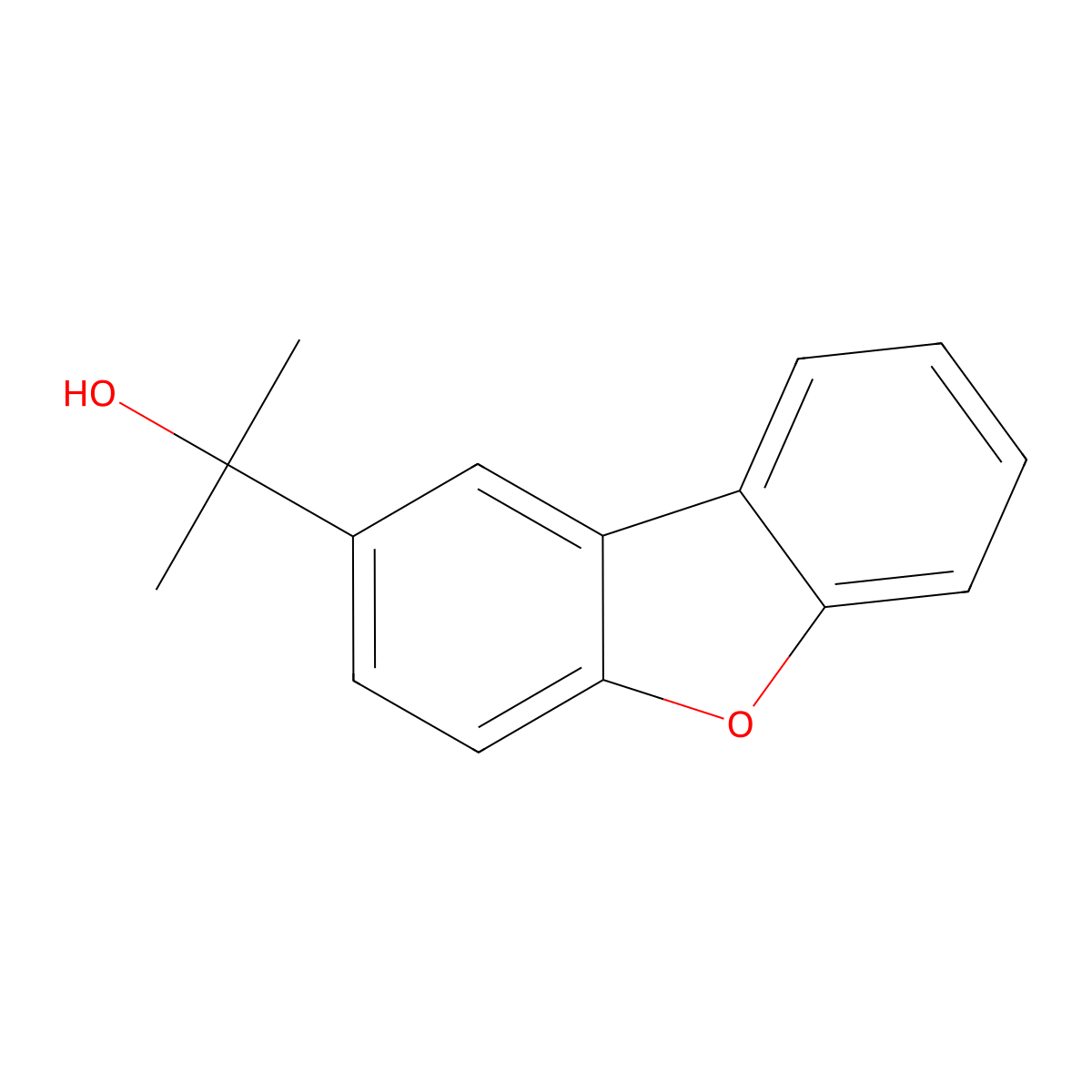 2-(Dibenzo[b,d]furan-2-yl)propan-2-ol molecular structure, CAS 3002435-78-8