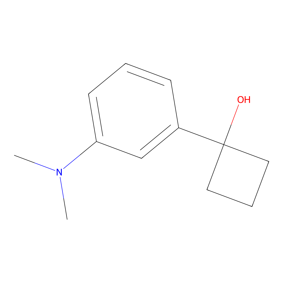 1-(3-(Dimethylamino)phenyl)cyclobutanol molecular structure, CAS 3002435-84-6