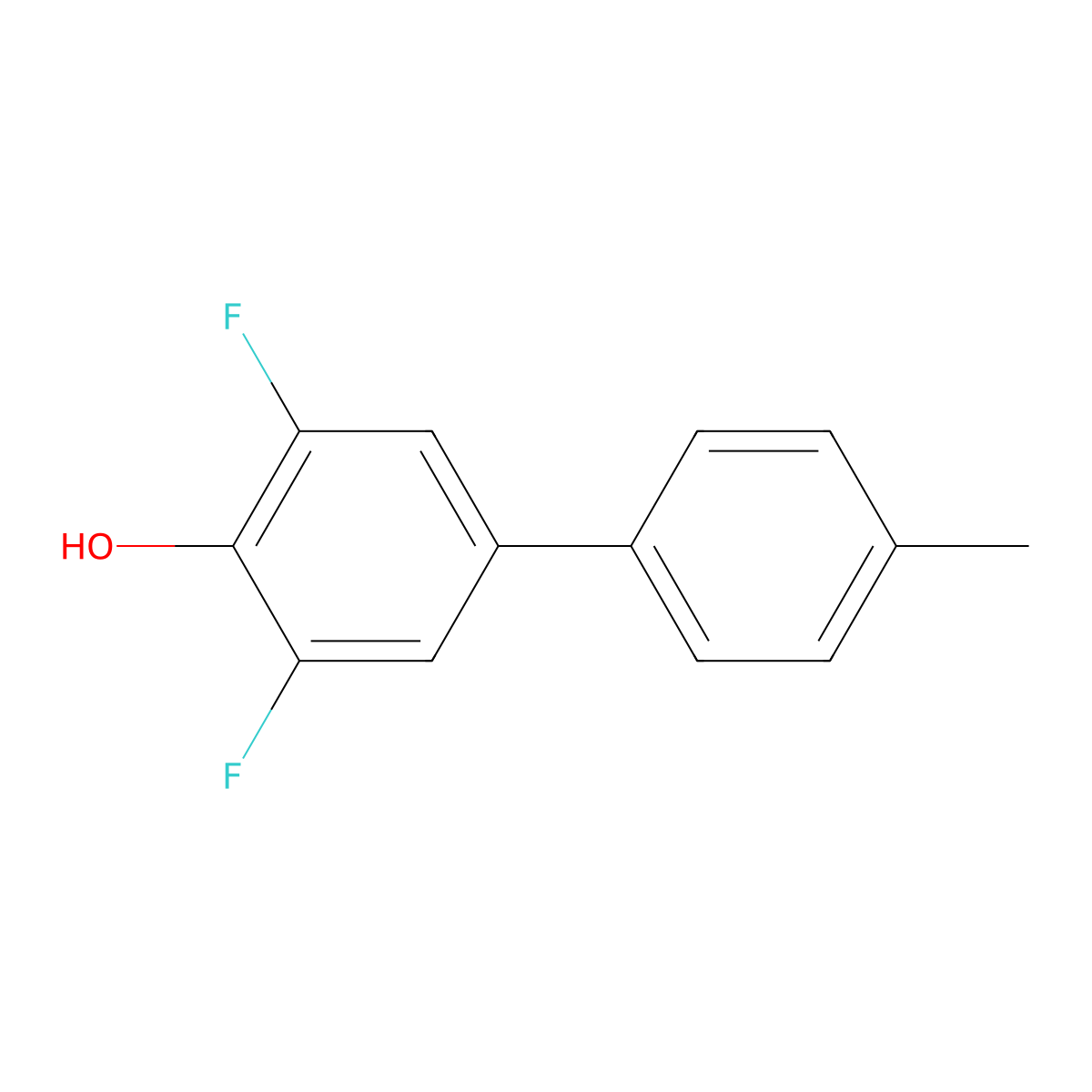 3,5-Difluoro-4'-methyl-[1,1'-biphenyl]-4-ol molecular structure, CAS 3002444-23-4