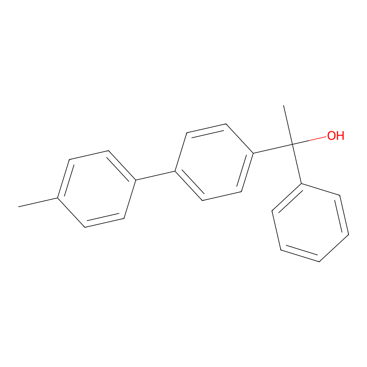 1-(4'-Methyl-[1,1'-biphenyl]-4-yl)-1-phenylethanol molecular structure, CAS 3002445-23-7