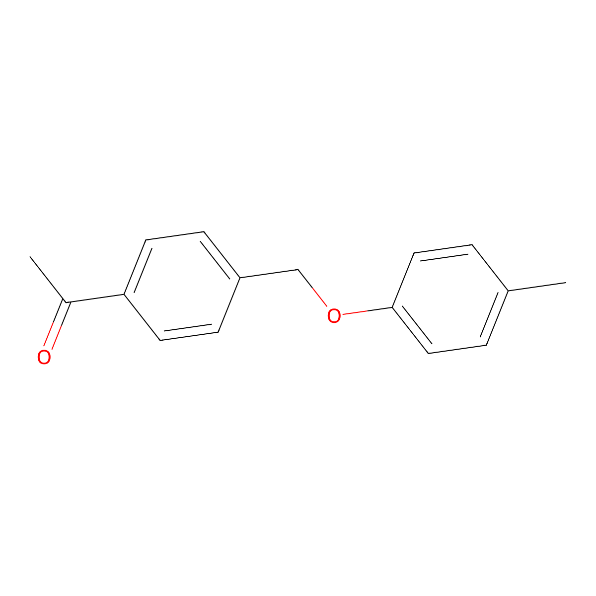 1-(4-((p-Tolyloxy)methyl)phenyl)ethanone molecular structure, CAS 3002445-47-5