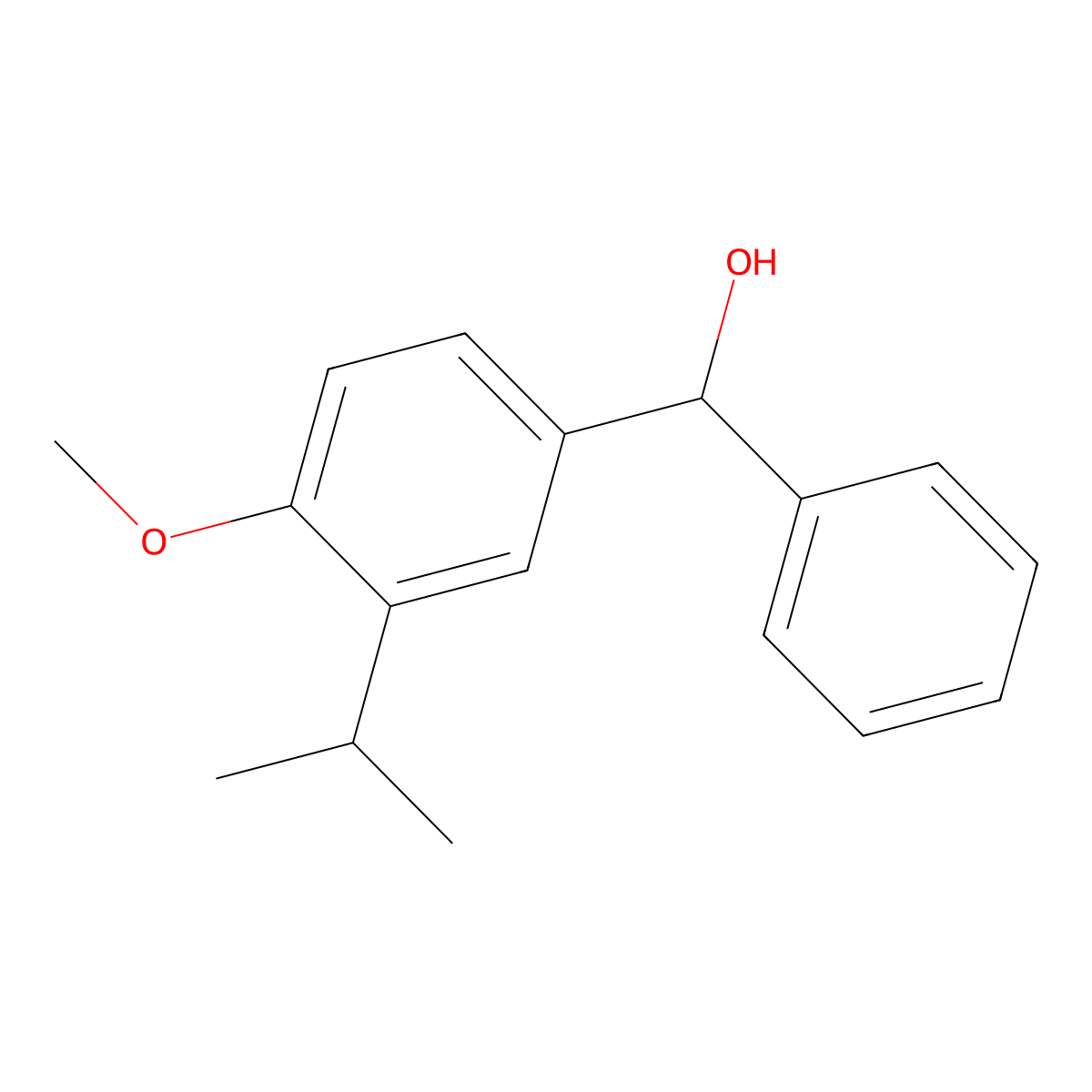 (3-Isopropyl-4-methoxyphenyl)(phenyl)methanol molecular structure, CAS 3002447-42-6