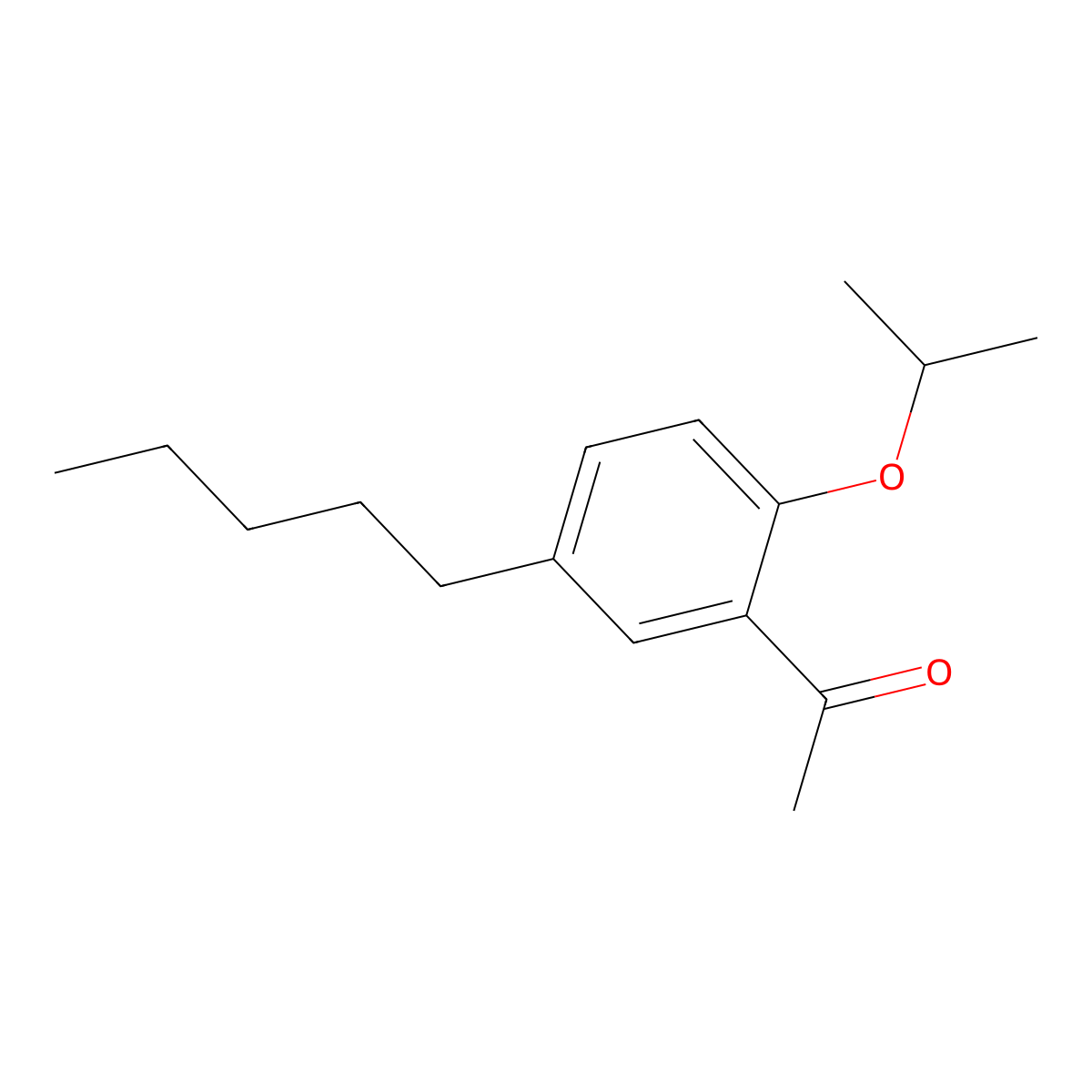 1-(2-Isopropoxy-5-pentylphenyl)ethanone molecular structure, CAS 3002447-46-0